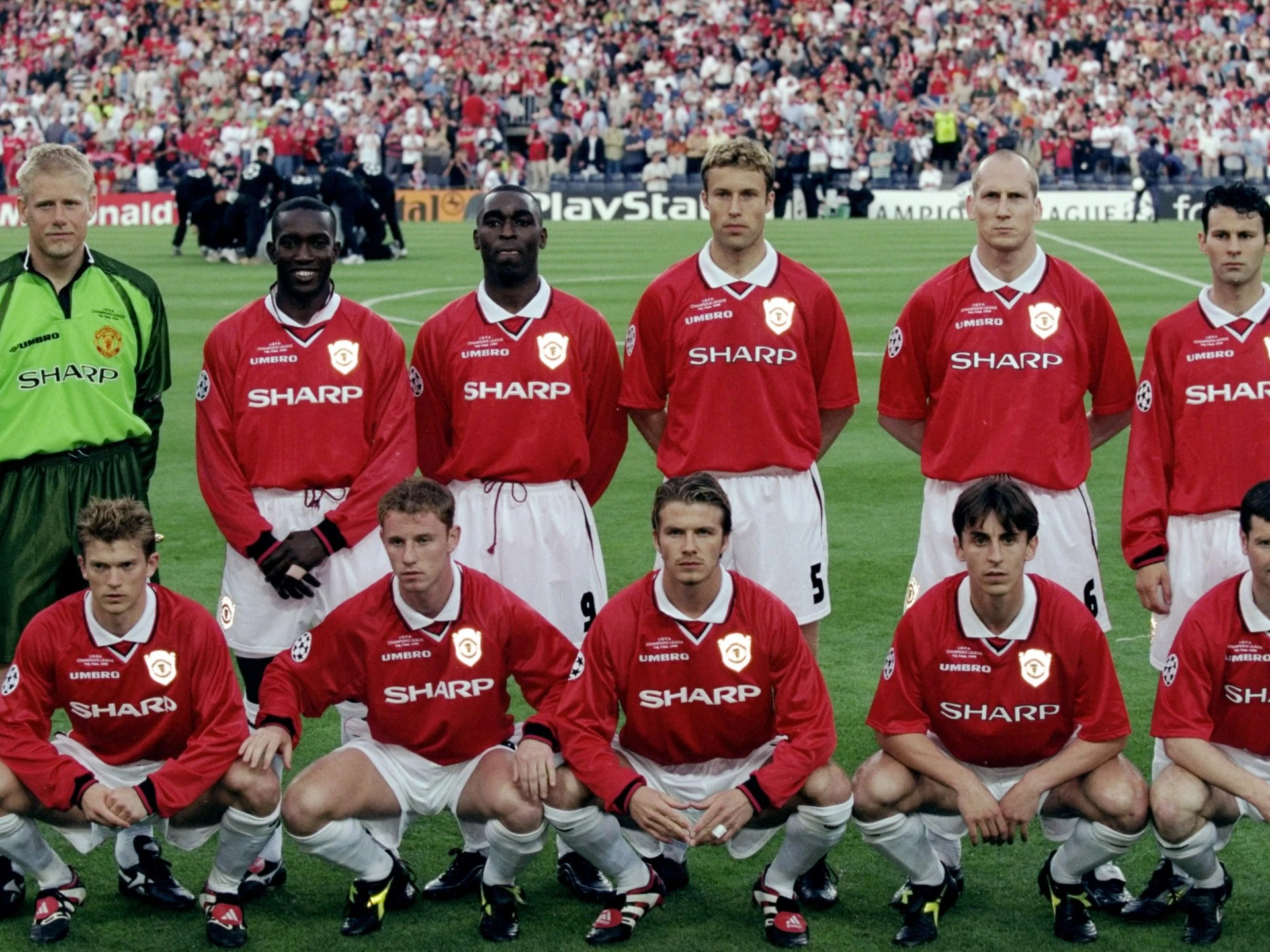 Where Man Utd's 1999 Treble Winning