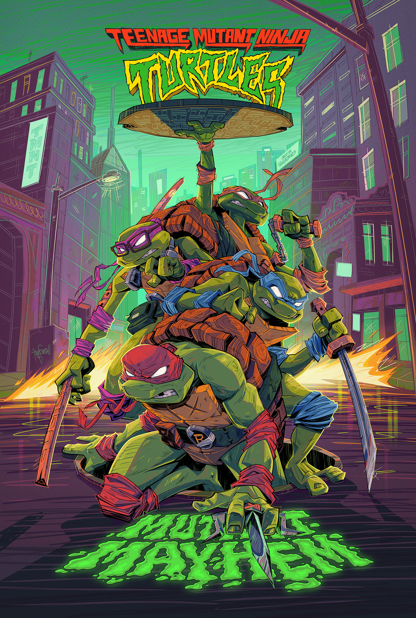 TMNT: Mutant Mayhem. Licensed Posters