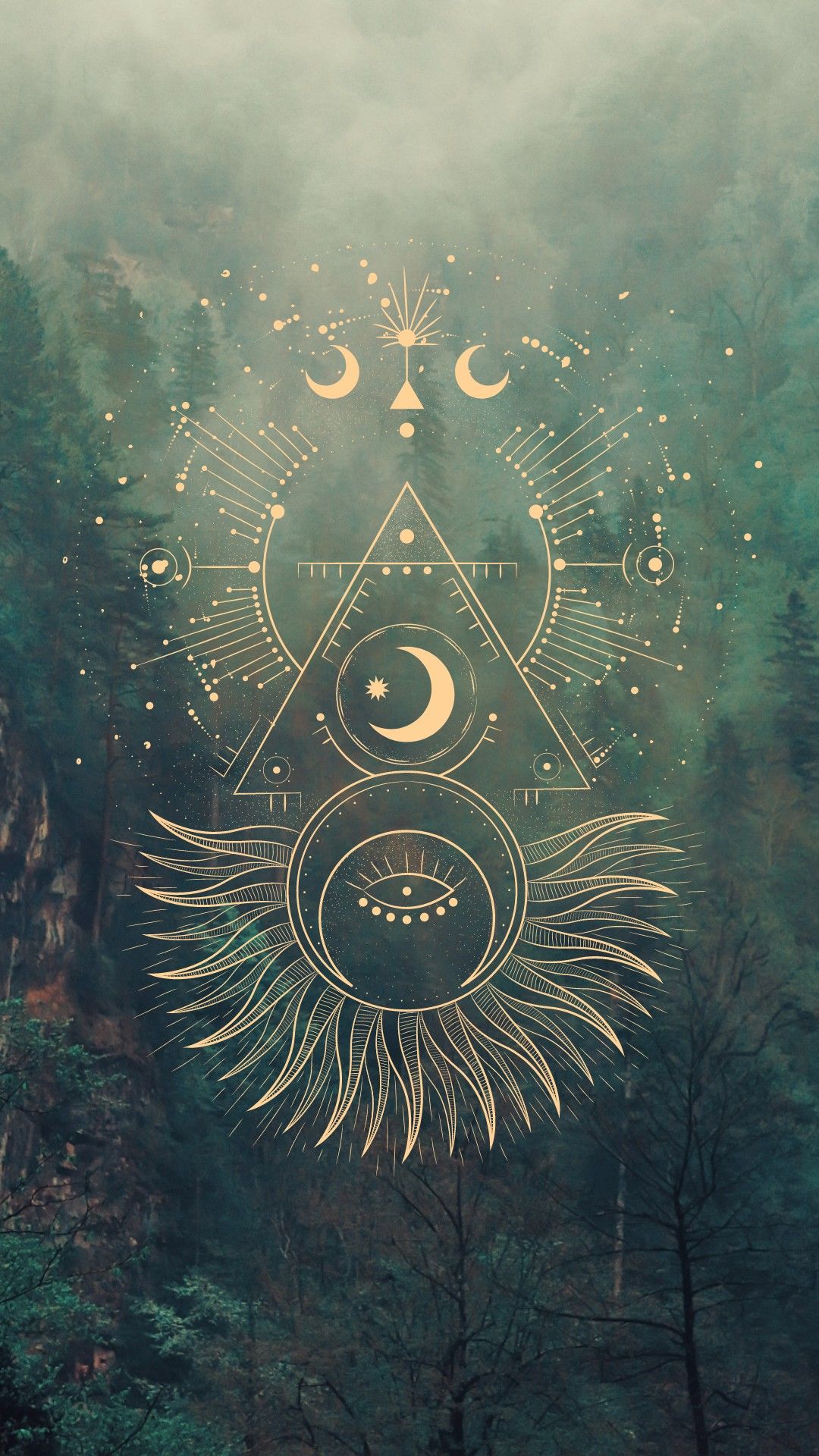 Witch wallpaper, Witchy wallpaper