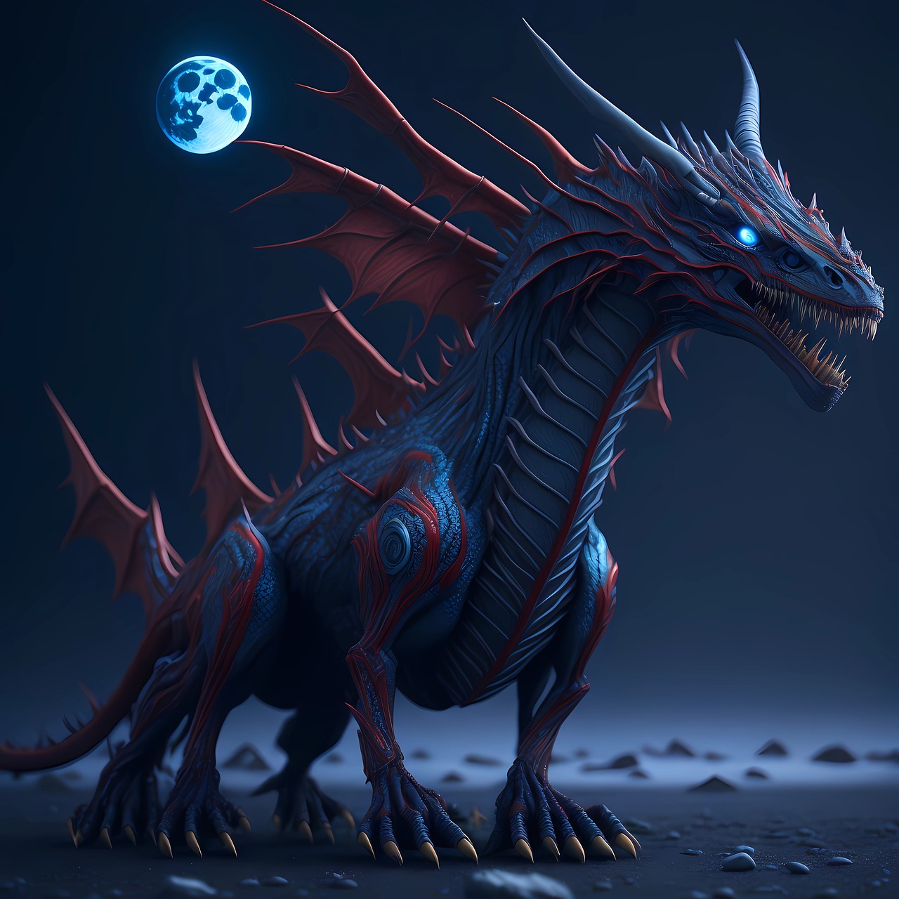 Download Dragon Mythical Red Royalty