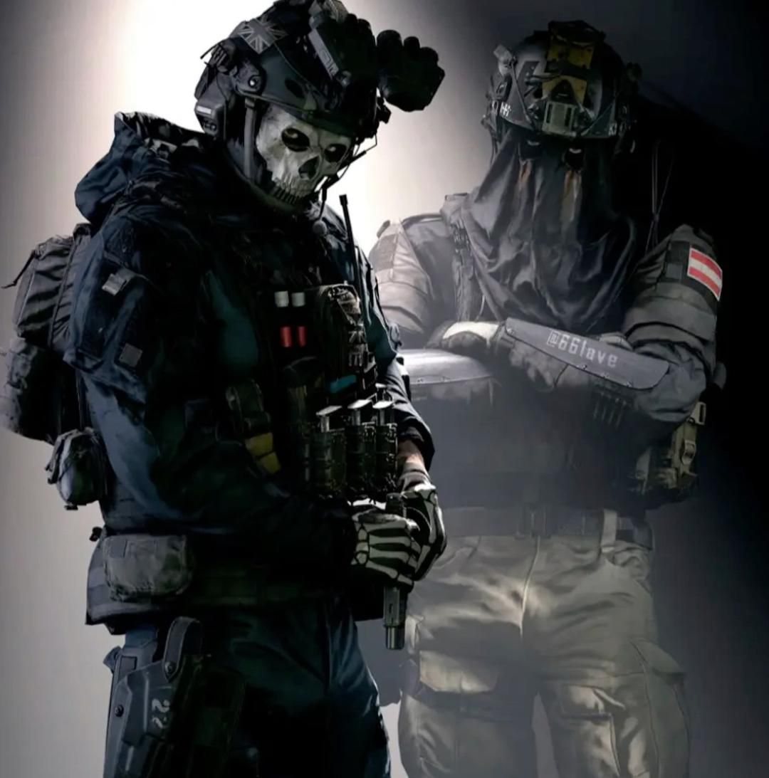 Ghost and König. Call of duty ghosts