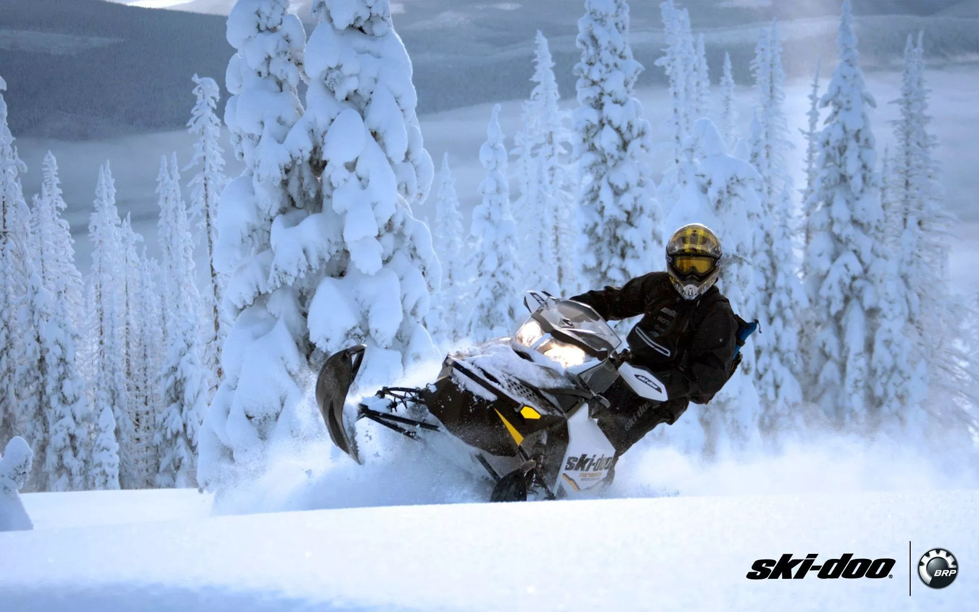 Wallpaper Snow Ski Doo Renegade