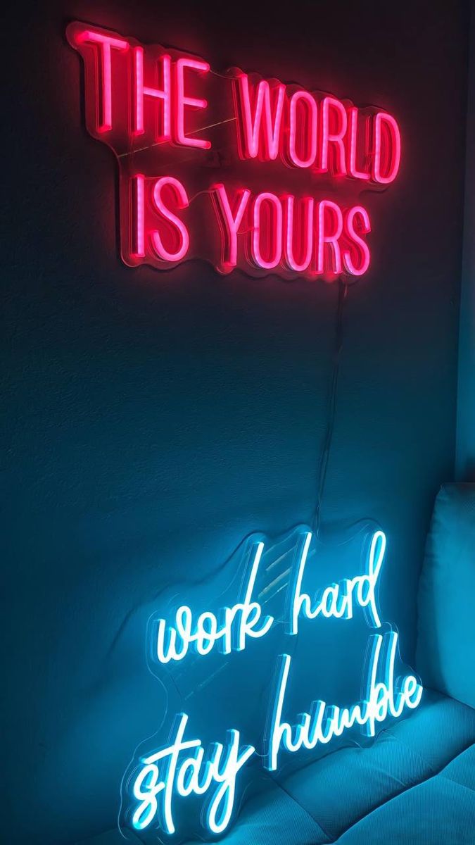 Neon quotes, Neon signs, Neon signs quotes