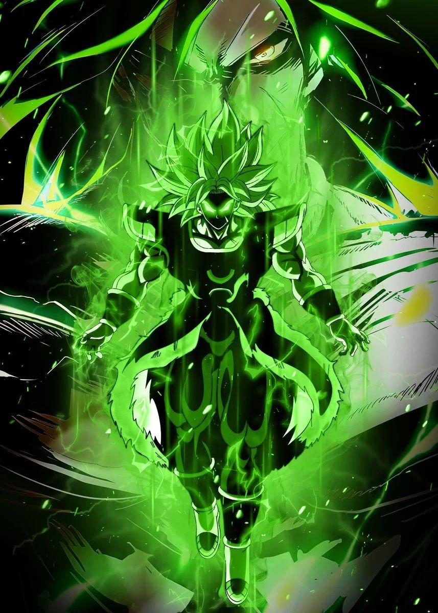 Broly Dragonball Dark Glow. Dragon