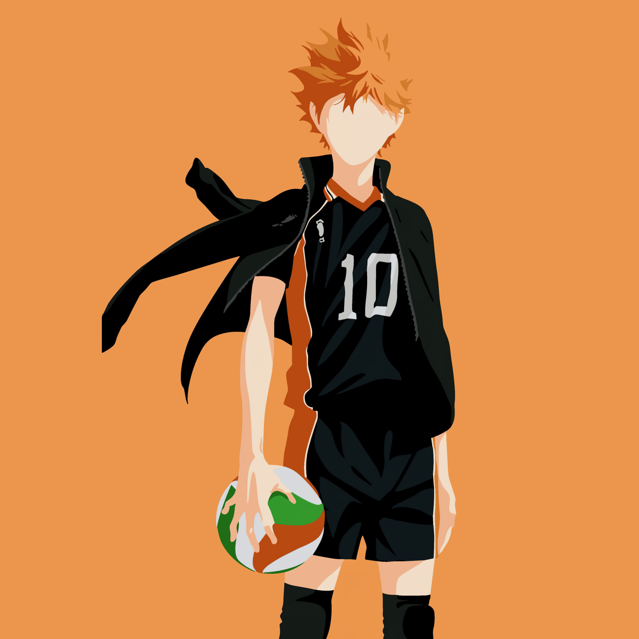 Shoyo Hinata (Haikyuu) Minimalist 8K