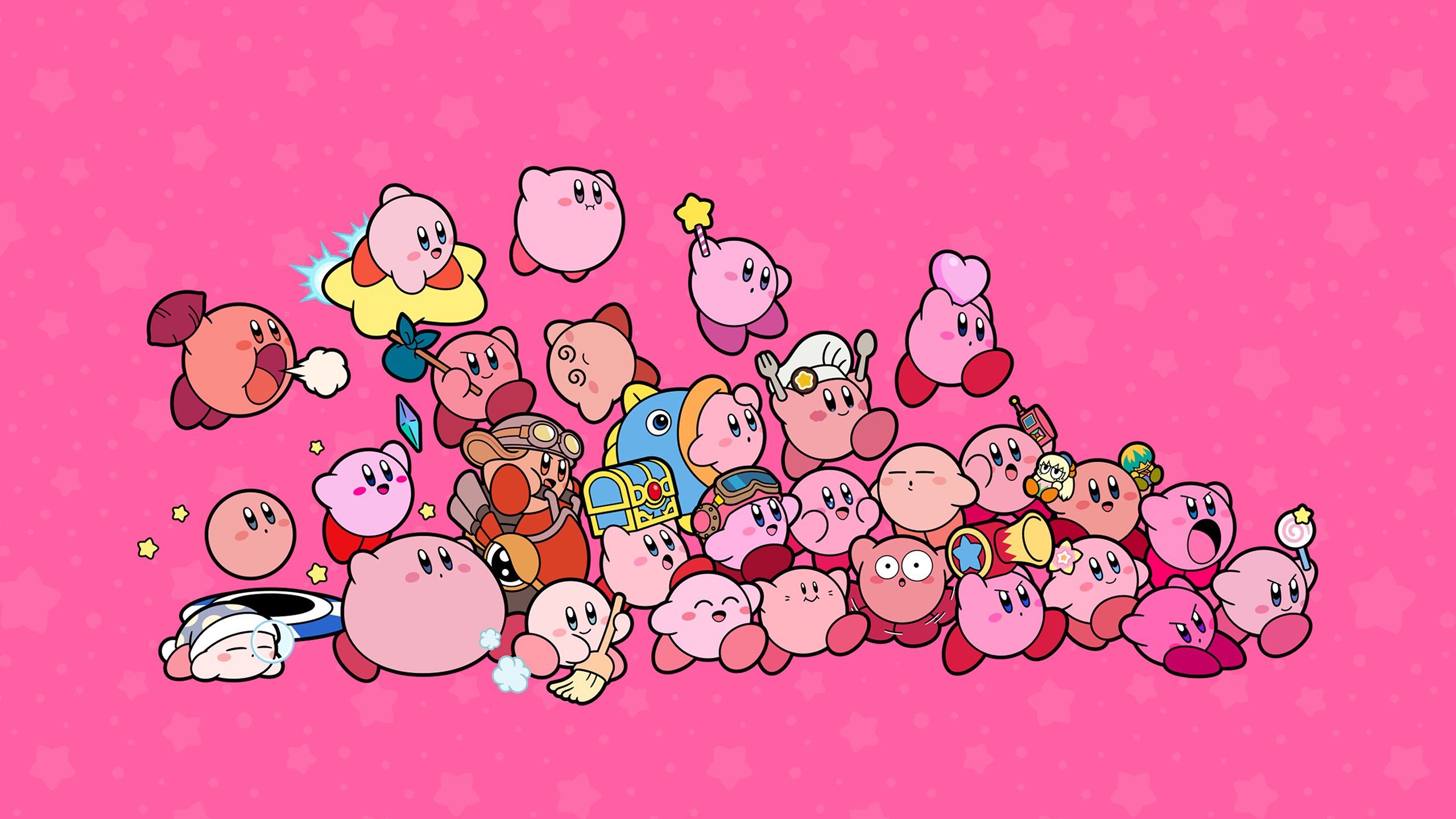 30th Anniversary Kirbys Wallpaper