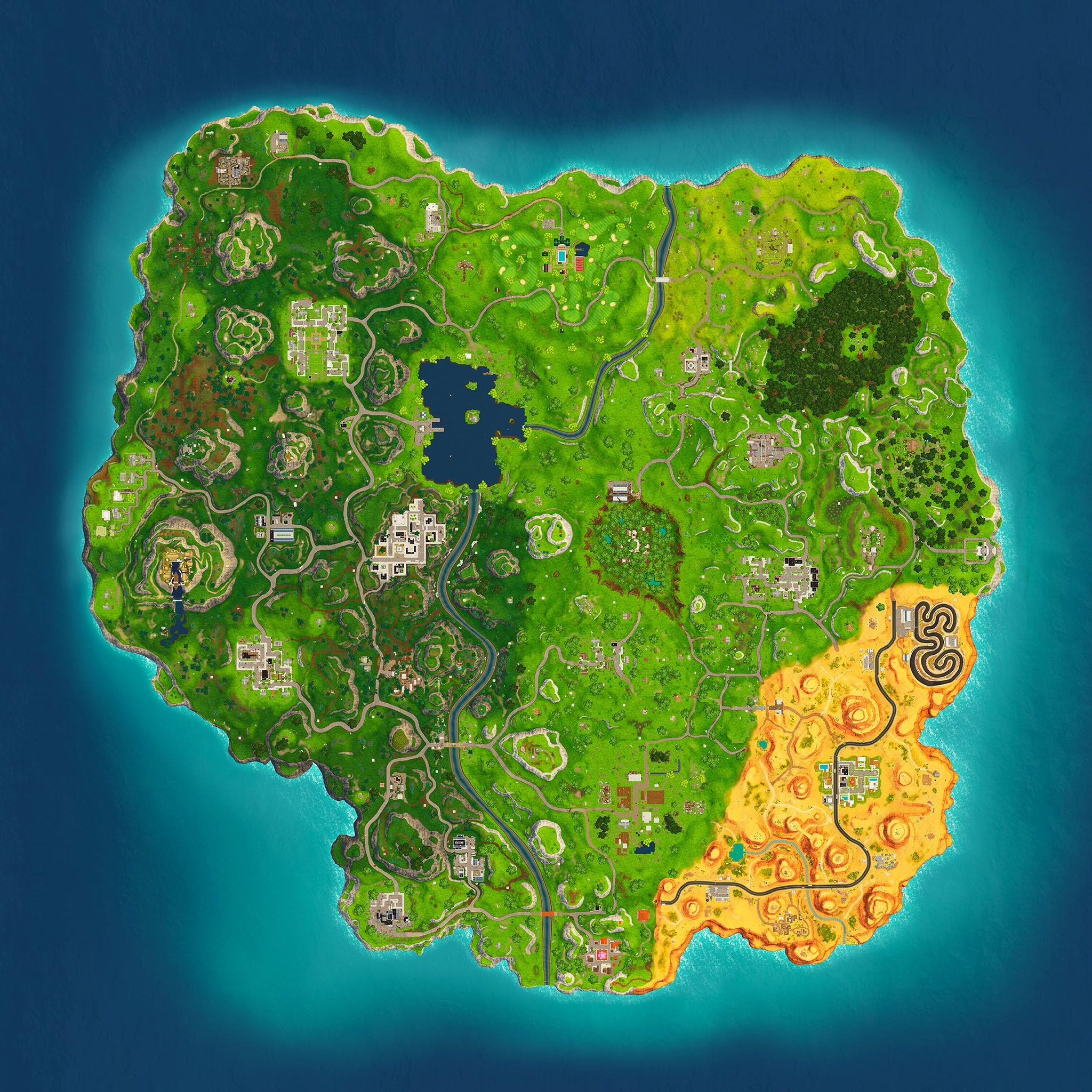 Old Fortnite Map