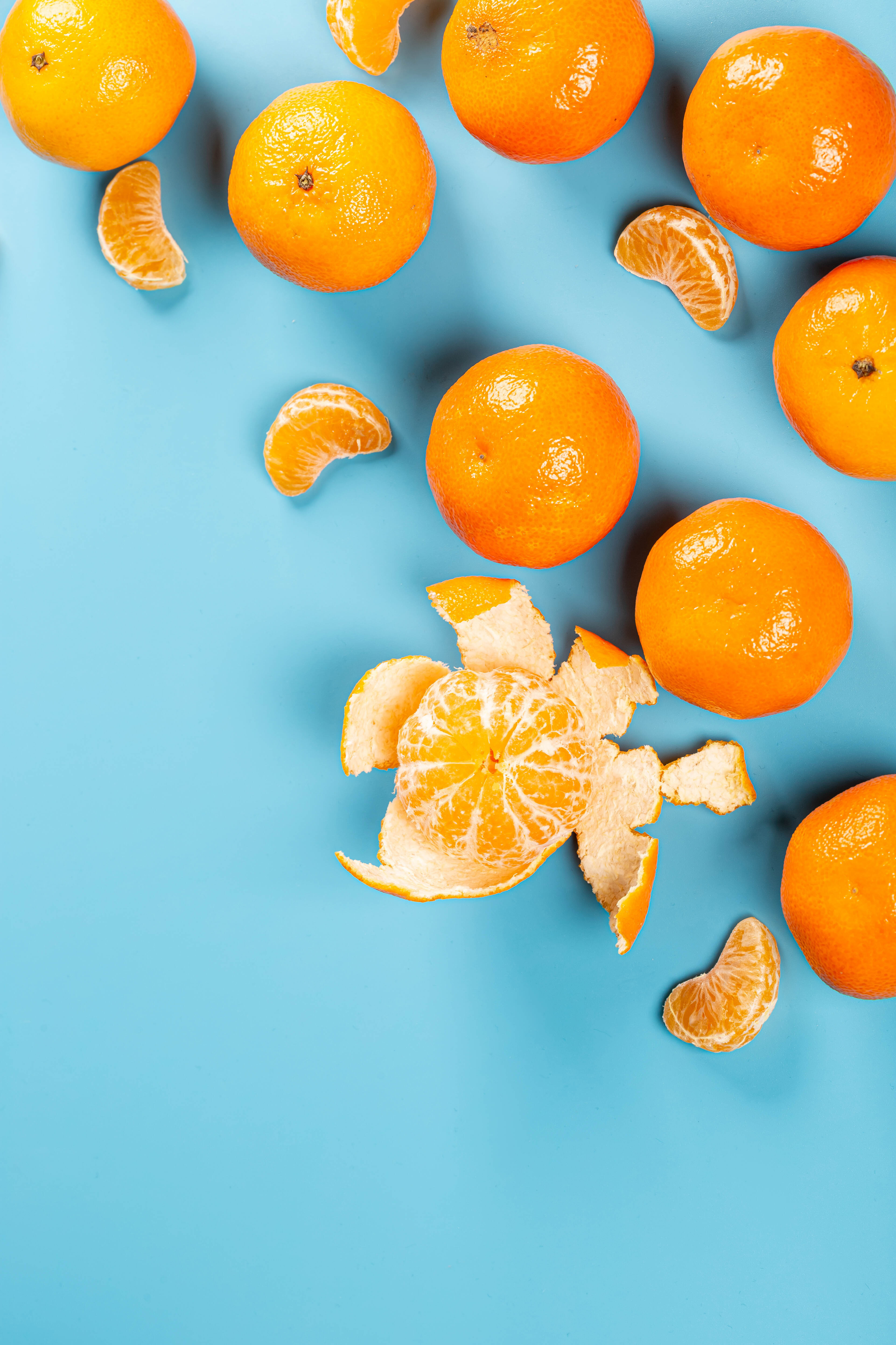 Orange wallpaper for your phone, free