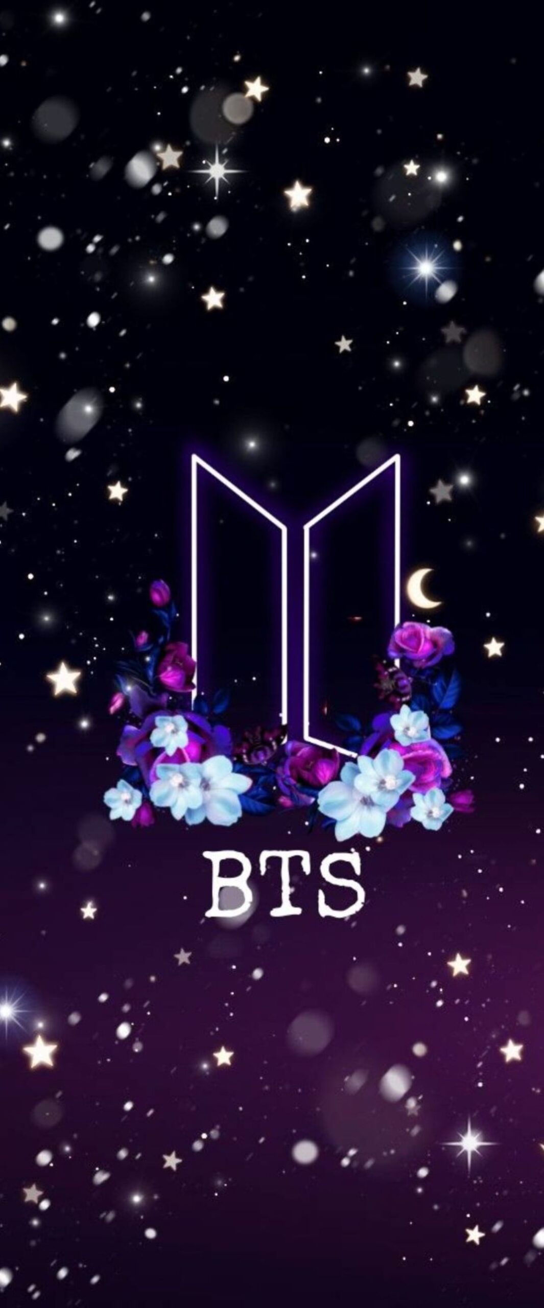 BTS Logo iPhone Wallpaper 4k