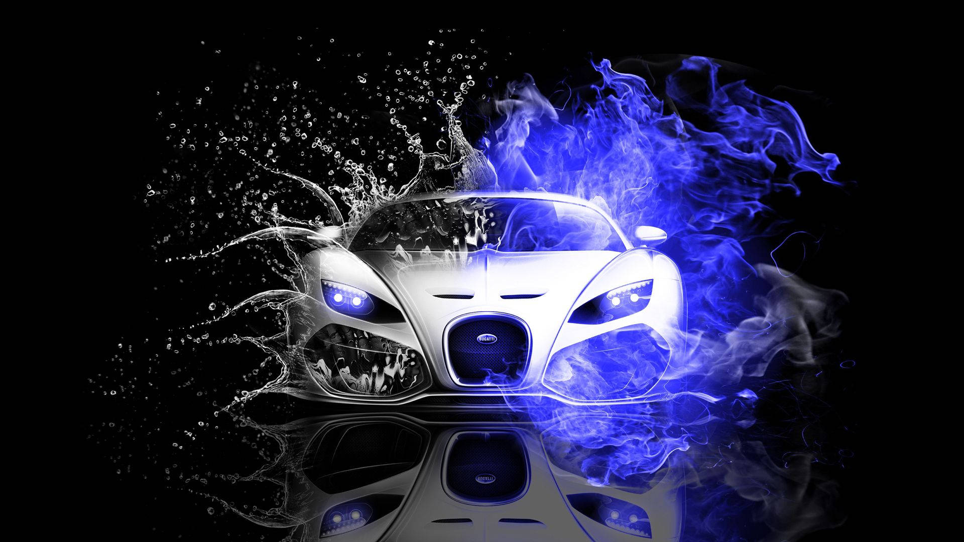 Fire Car Wallpaper