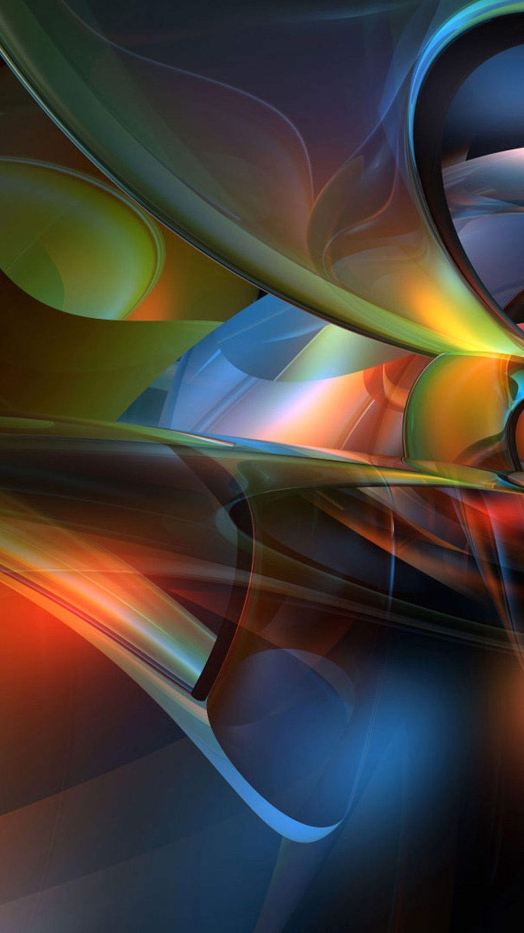 3D abstract mobile phone wallpaper
