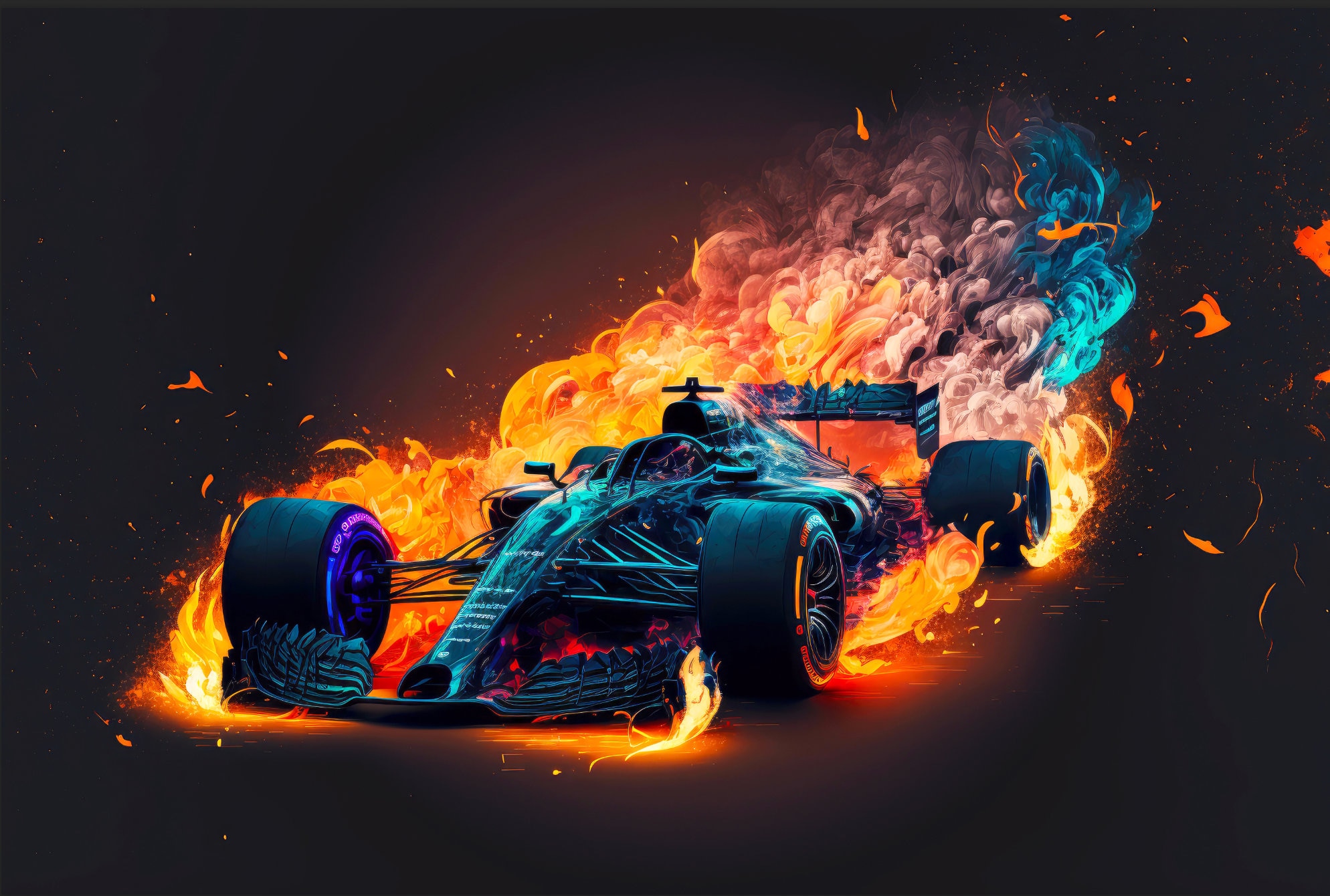 Car Flame Wallpapers - Wallpaper Cave