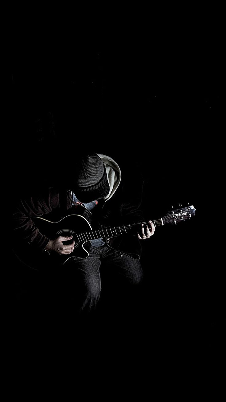 Out The Dark Guitar Player Music iPhone
