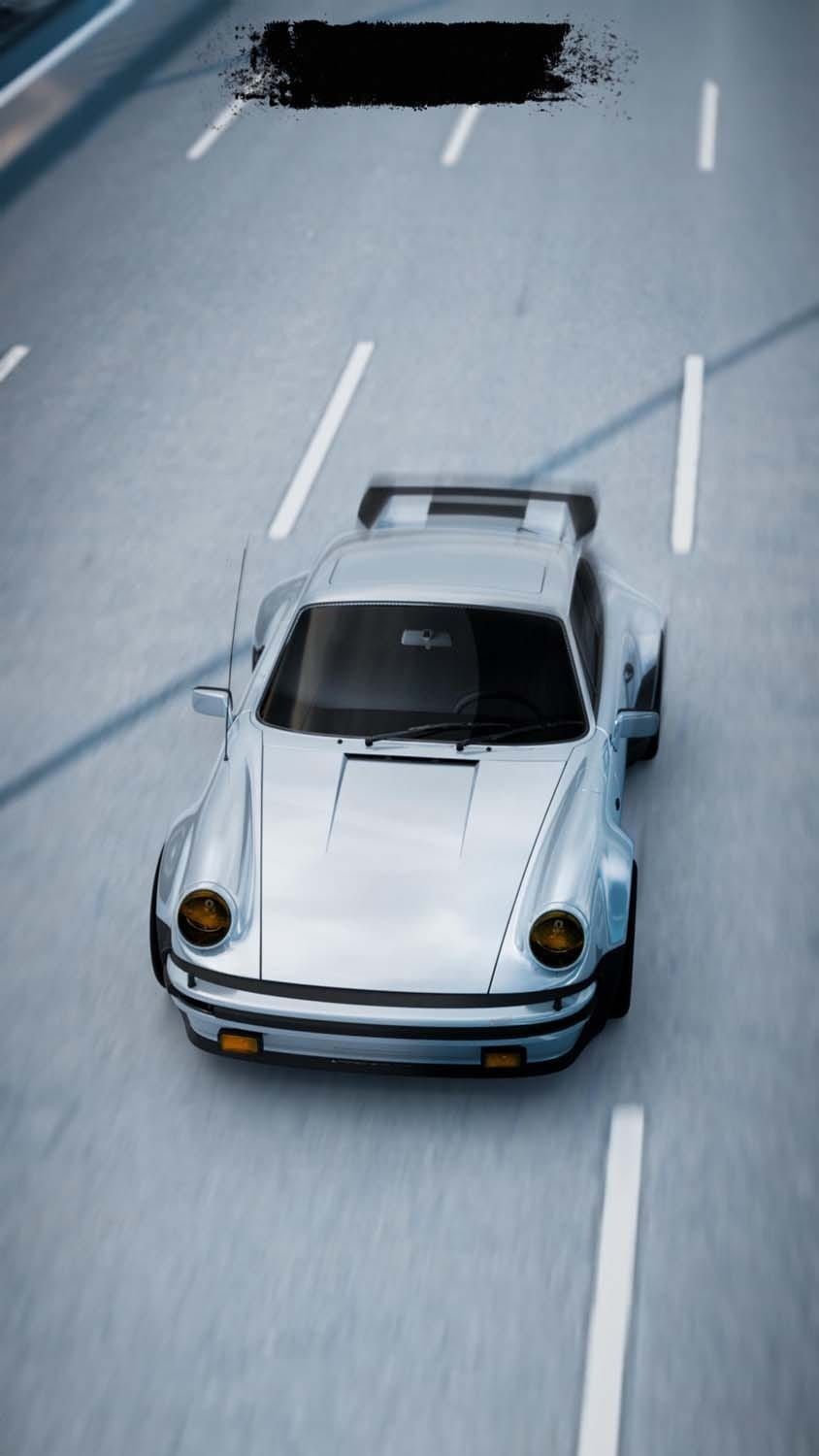 iPhone Dynamic Island Porsche Wallpaper
