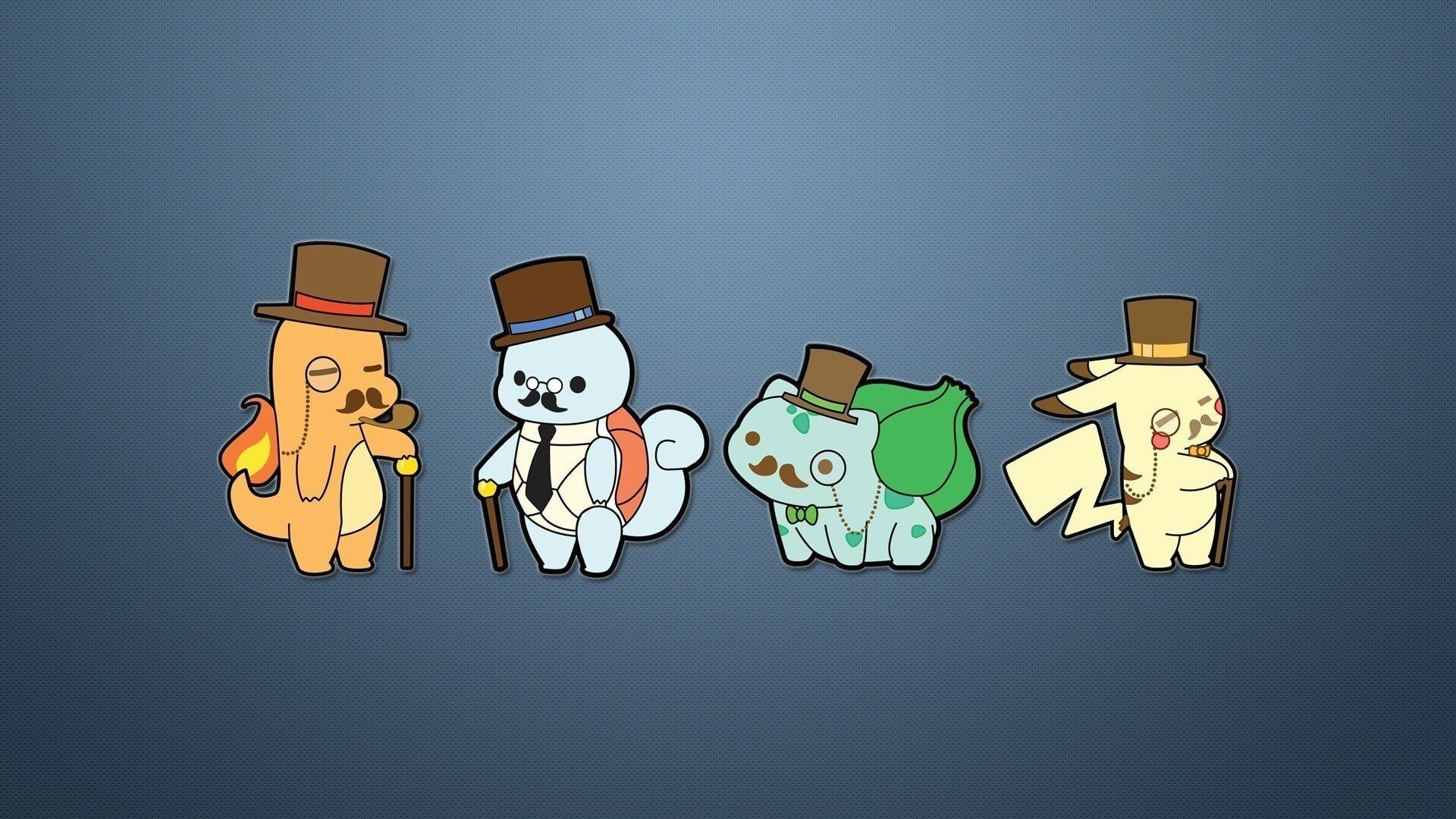 Top Hat Starter Pokemon HD Wallpaper