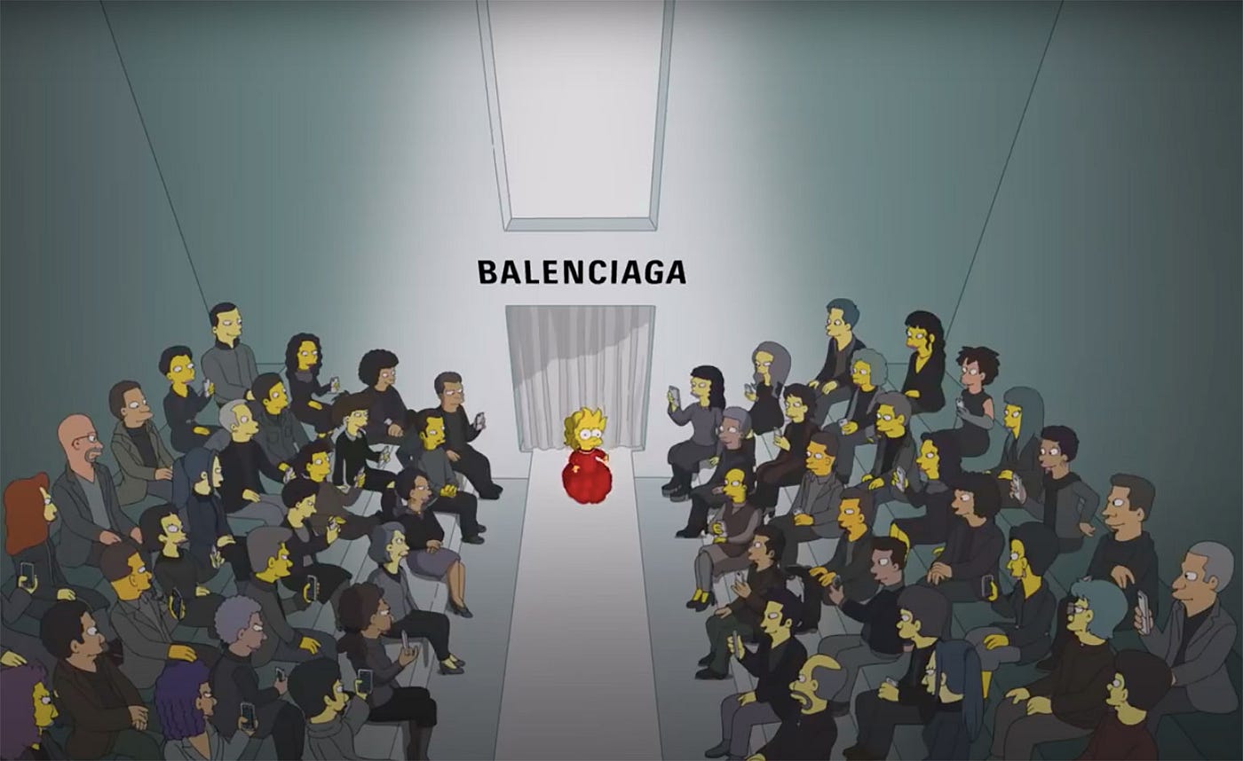 Balenciaga Brings The Simpsons to