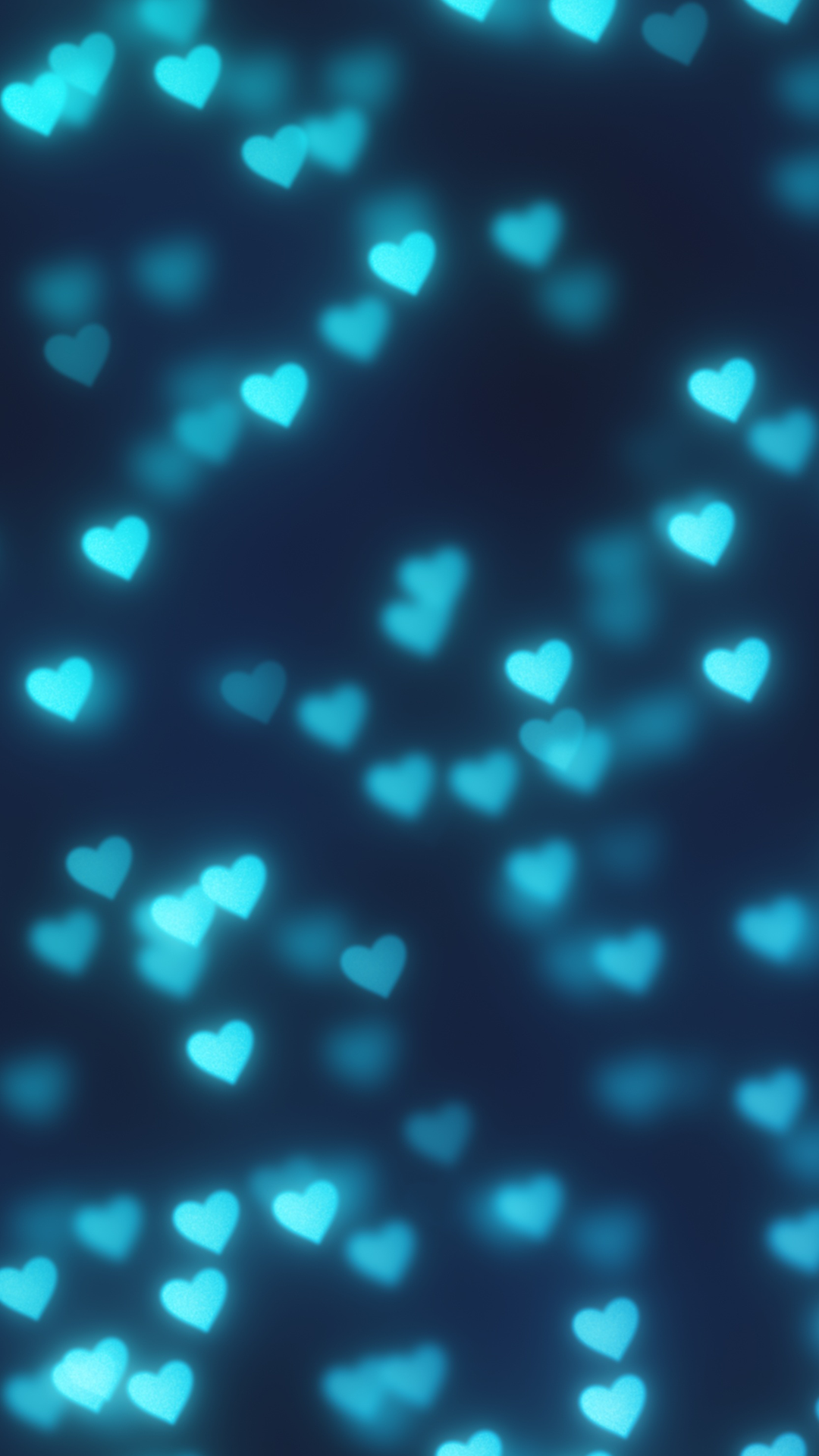 Blue Hearts Phone Background Wallpaper