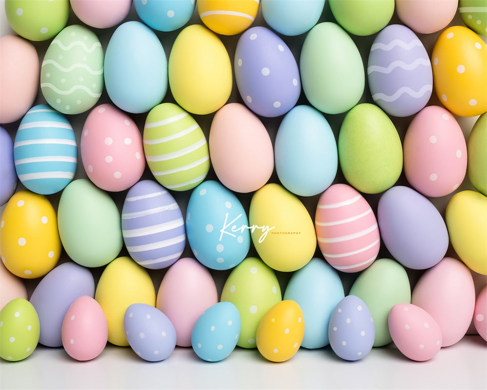 Kate Pastel Easter Egg Backdrop