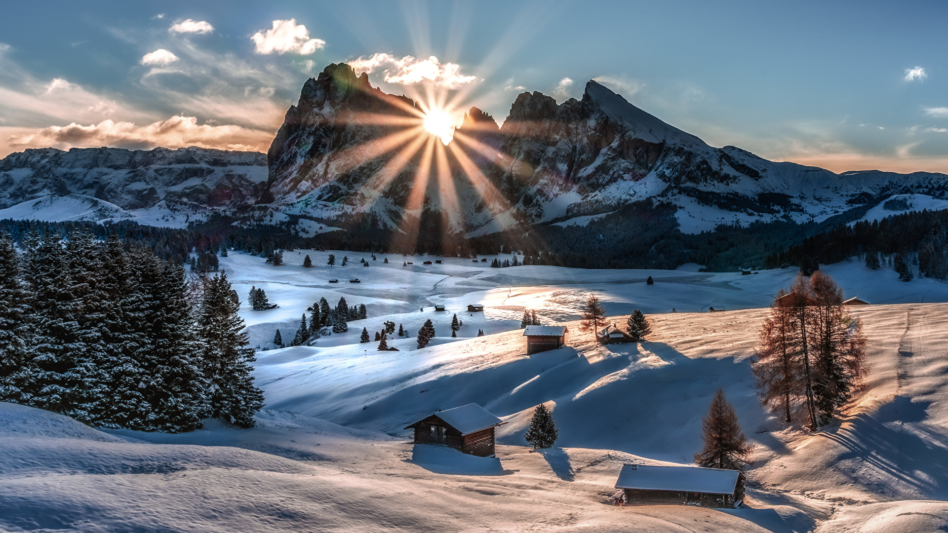 Alps Italy Trentino Alto Adige Sun