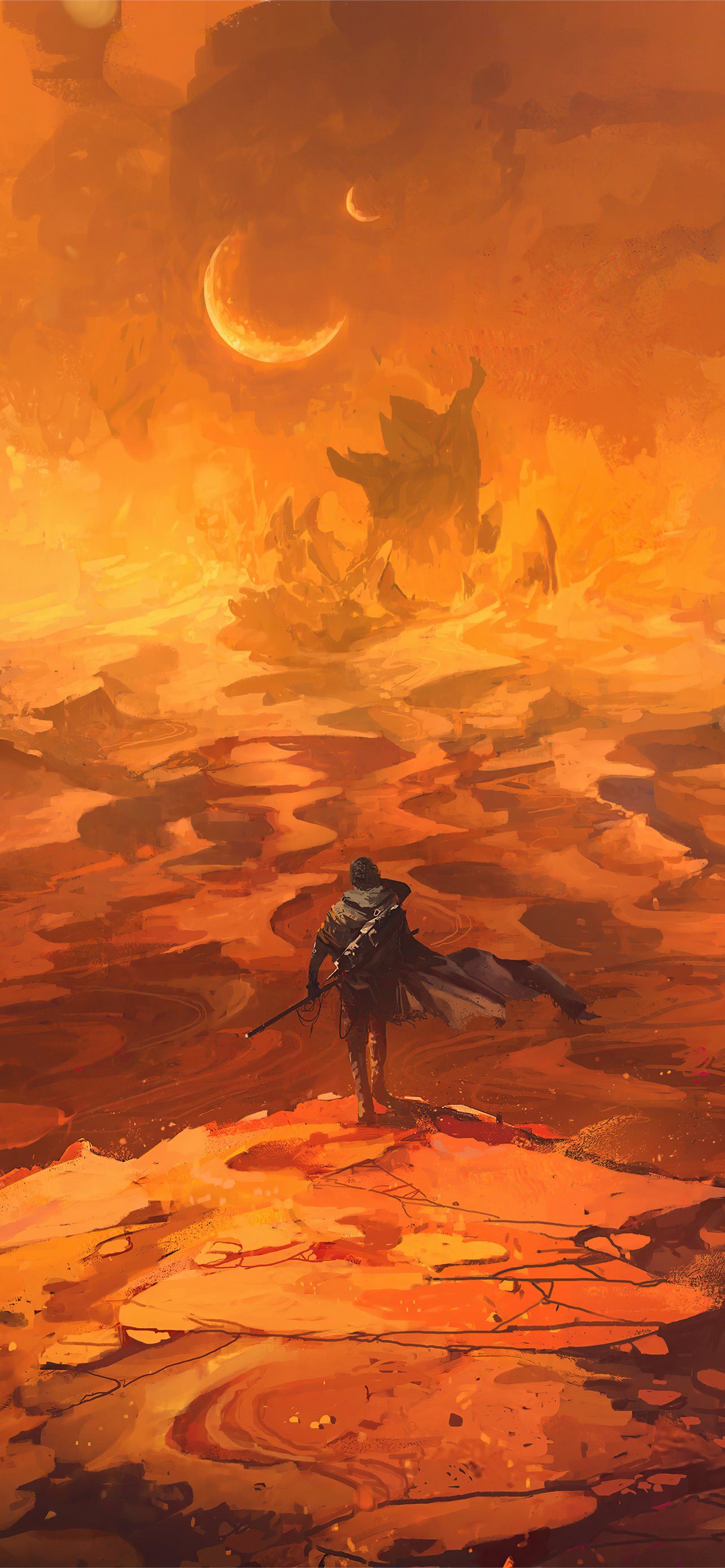 dune eat worm iPhone Wallpaper Free