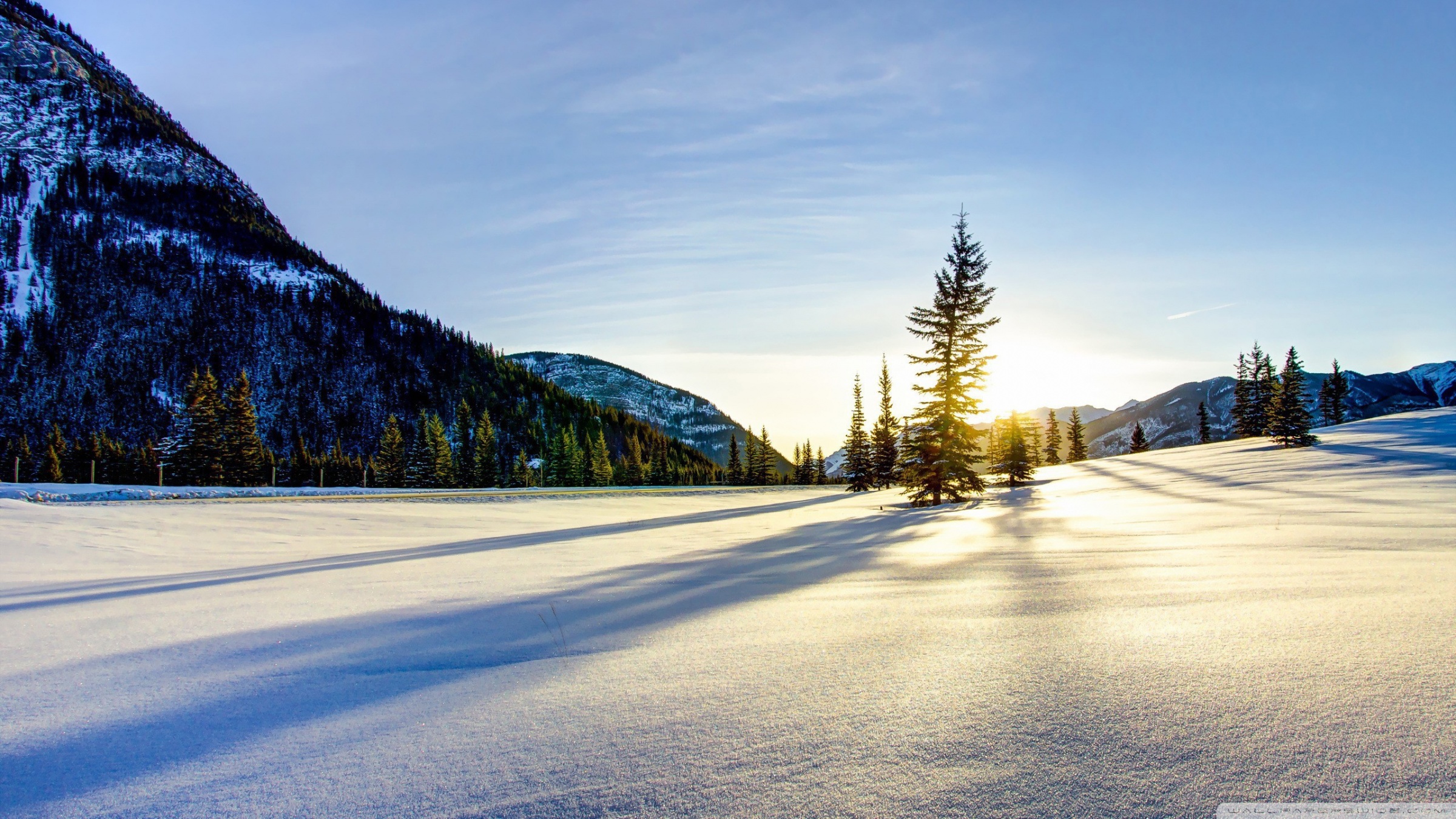 Sunny Winter Ultra HD Desktop