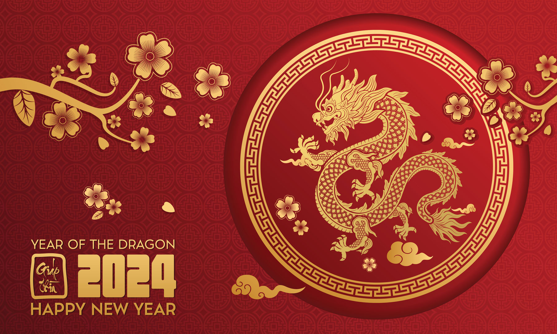Lunar New Year 2024 Year of the Dragon