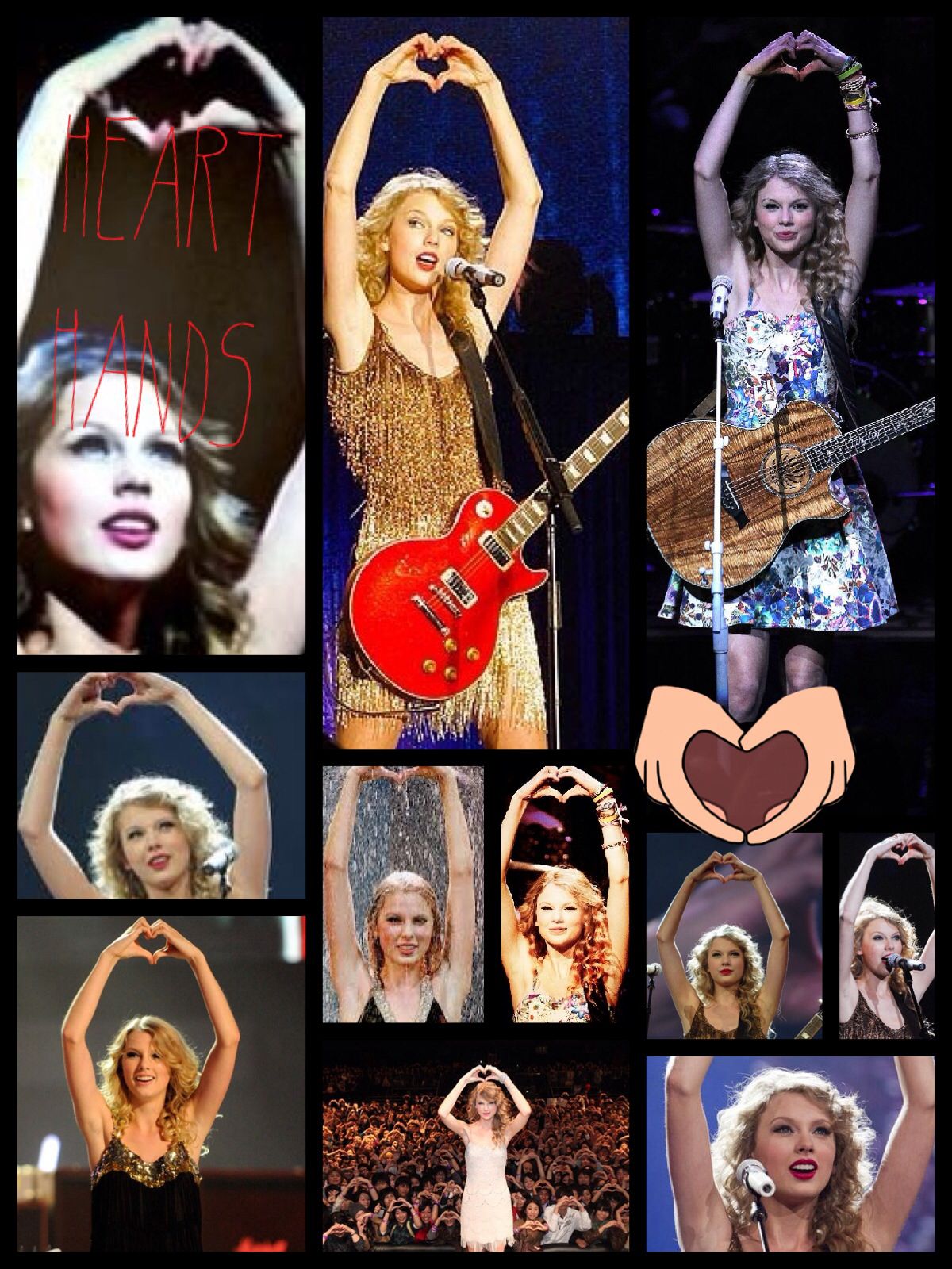 Heart hands. Made this!. Taylor swift