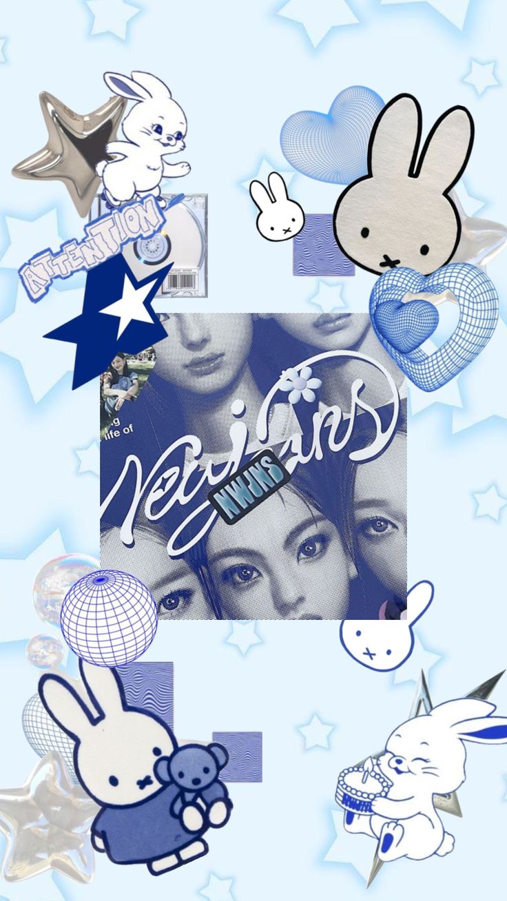 miffy #wallpaper #newjeans#blue#y2k