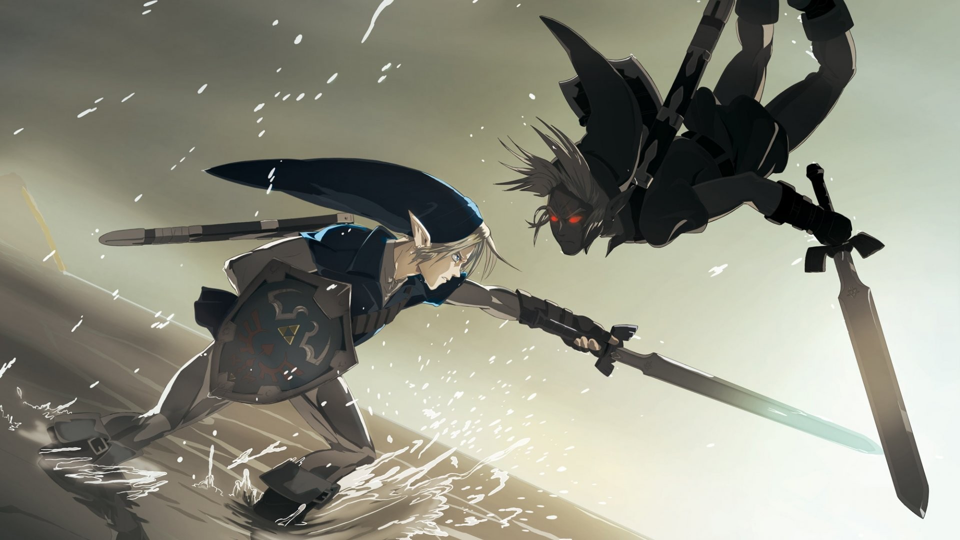 Zelda, Master Sword, Hylian Shield