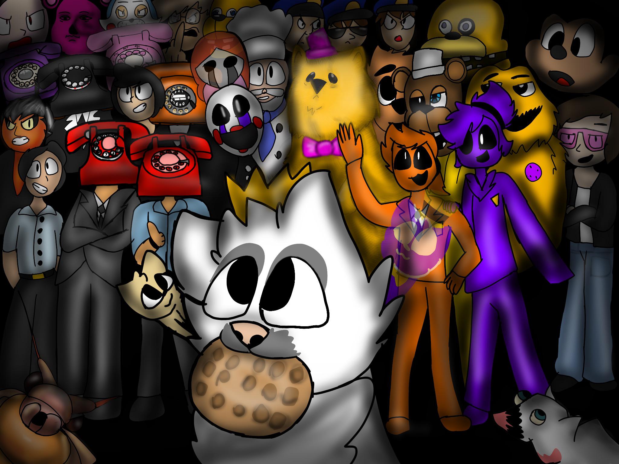Dayshift at Freddy's in my style., r