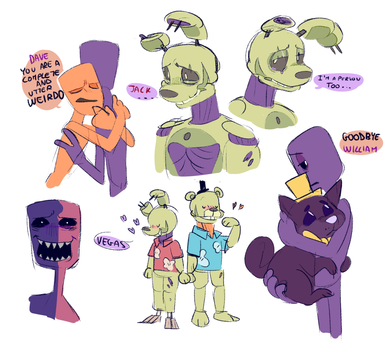 Dsaf ideas. fnaf, purple guy, fnaf