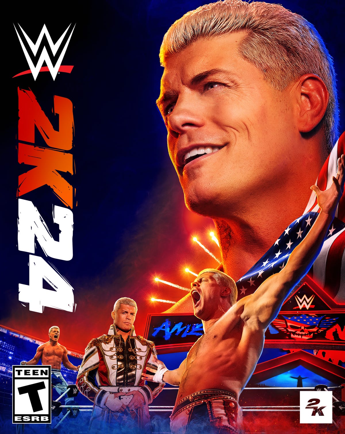 WWE 2K24 cover features Cody Rhodes