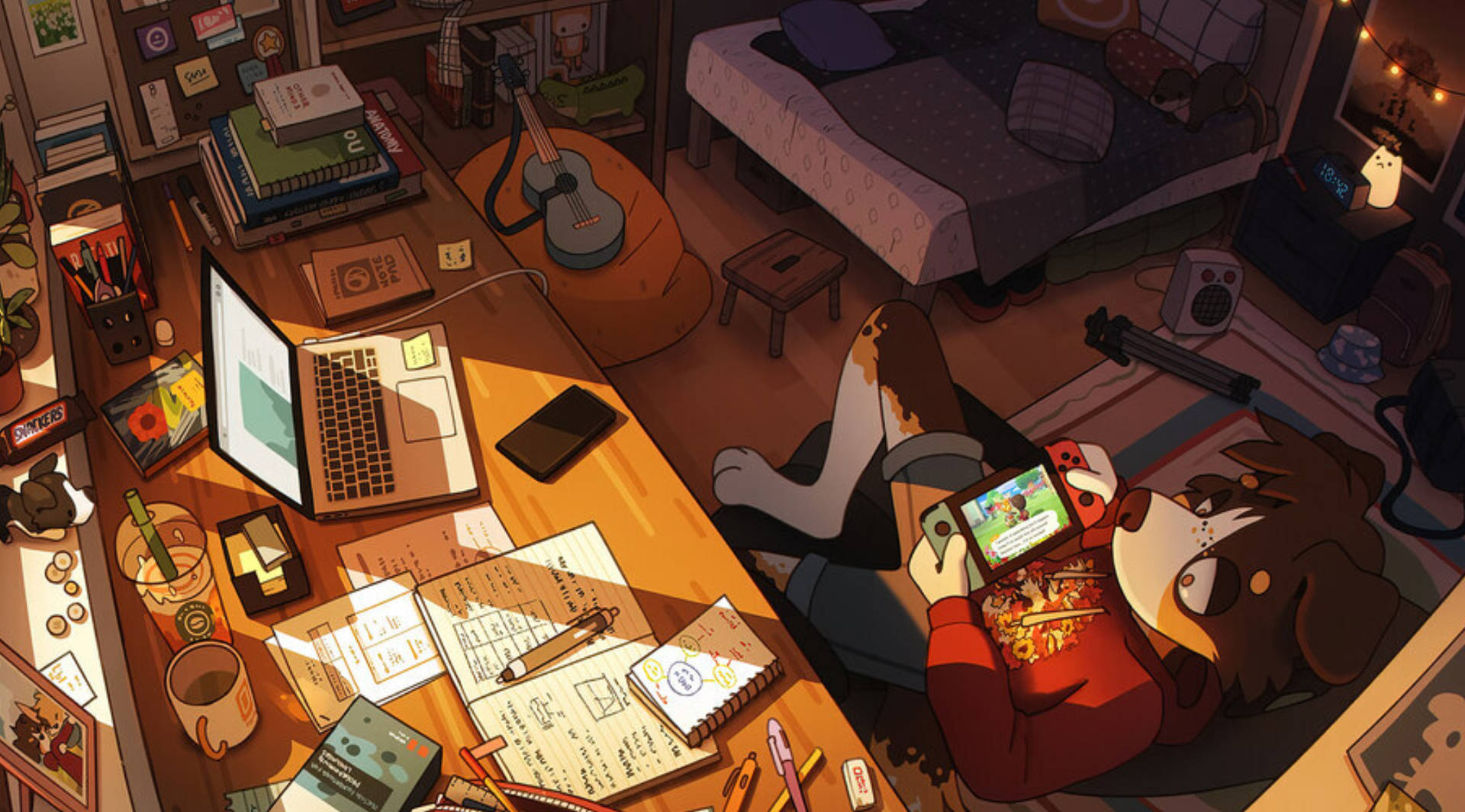 Download Game 4K Lo Fi Wallpaper