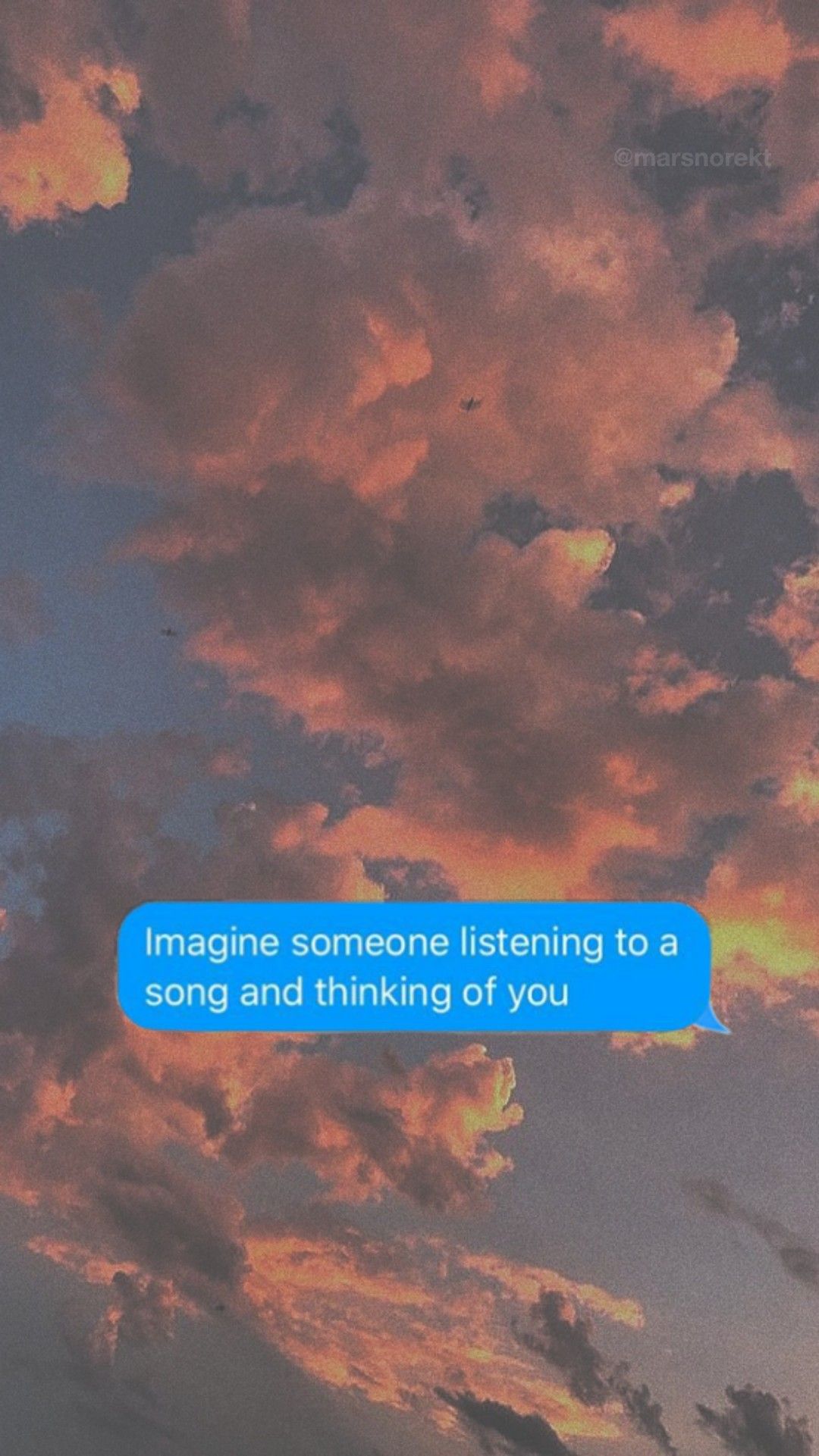 imagine someone listening to a song