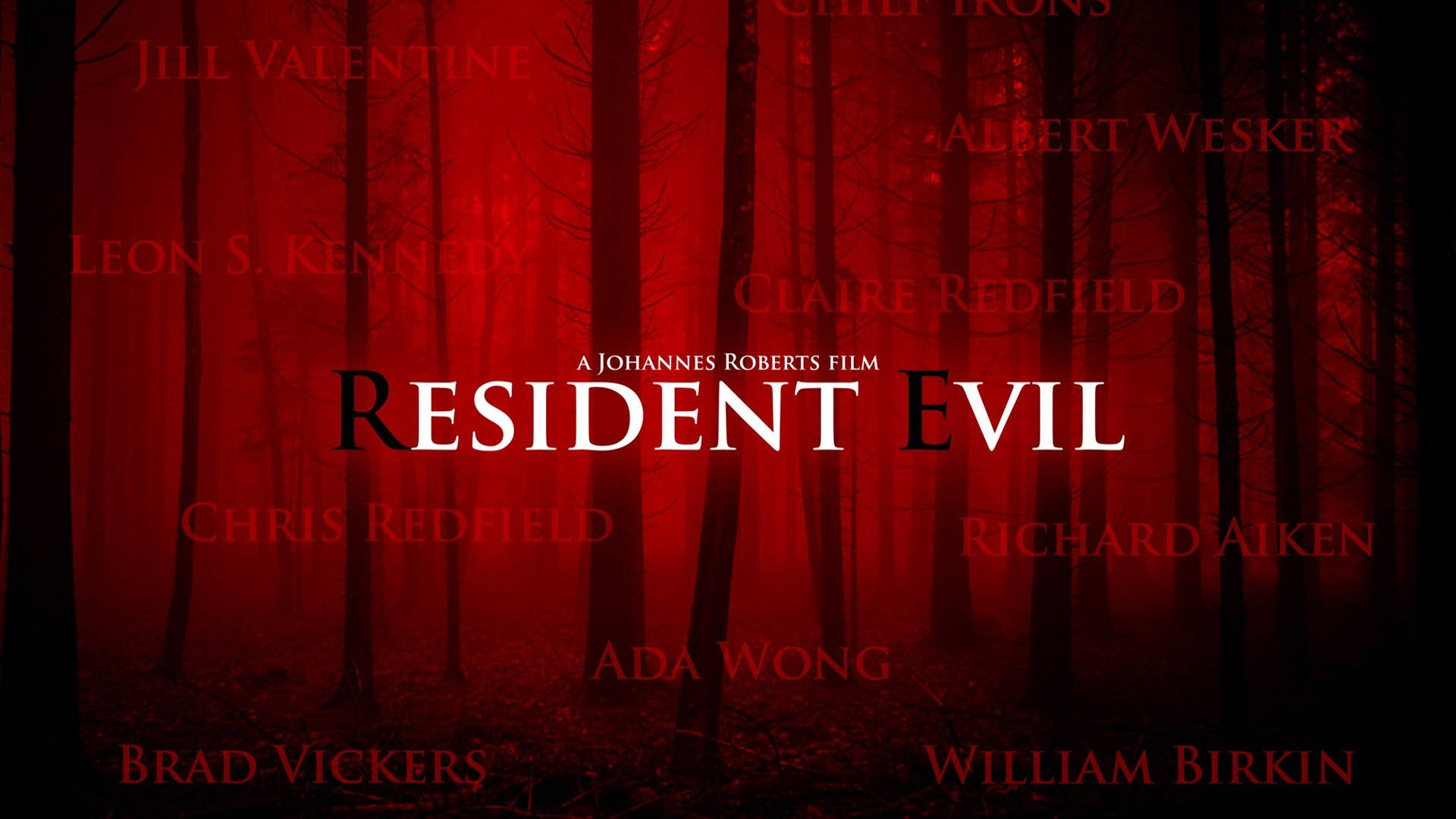To Raccoon City Names Wallpaper