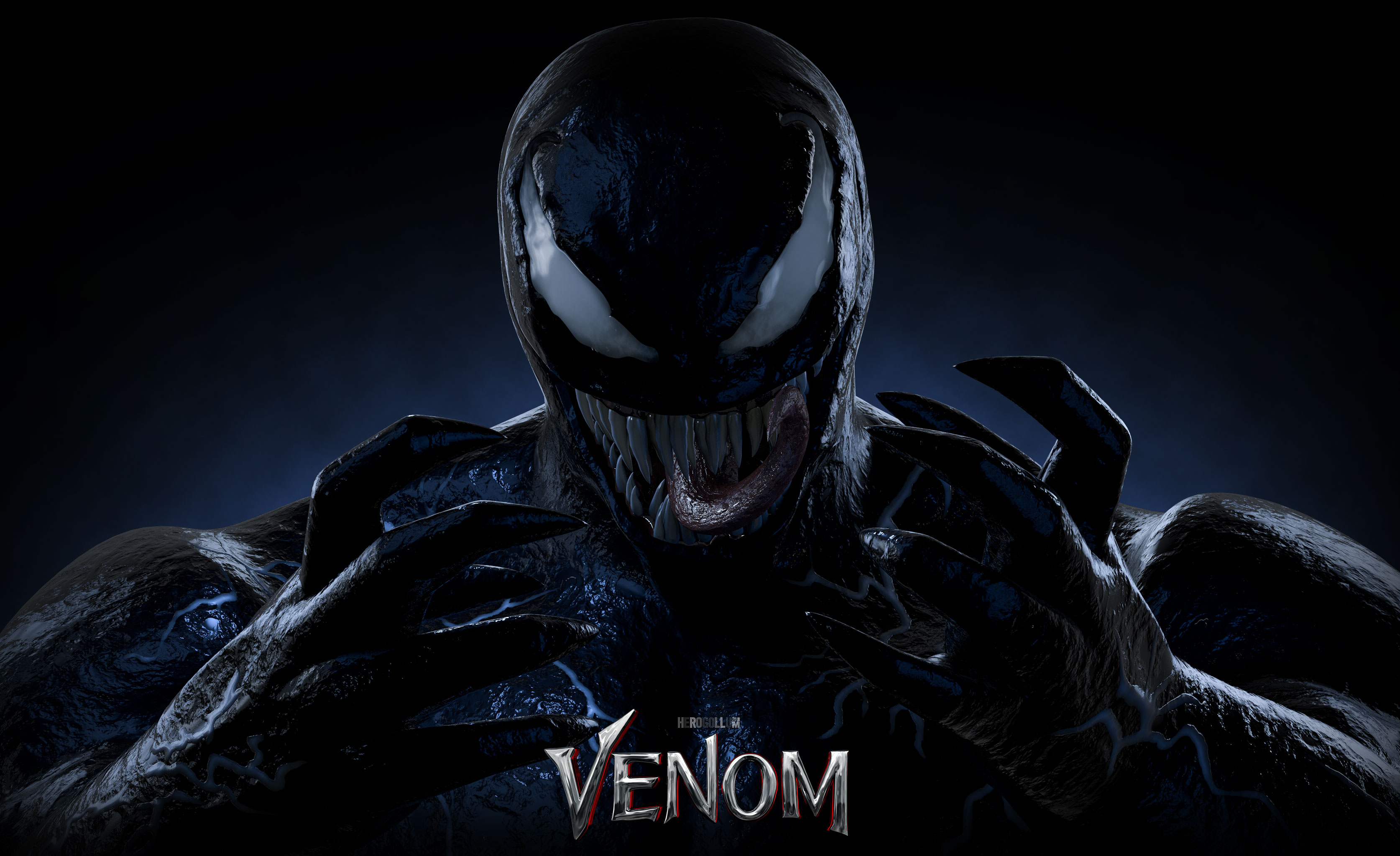Venom HD Wallpaper: Dark and Captivating