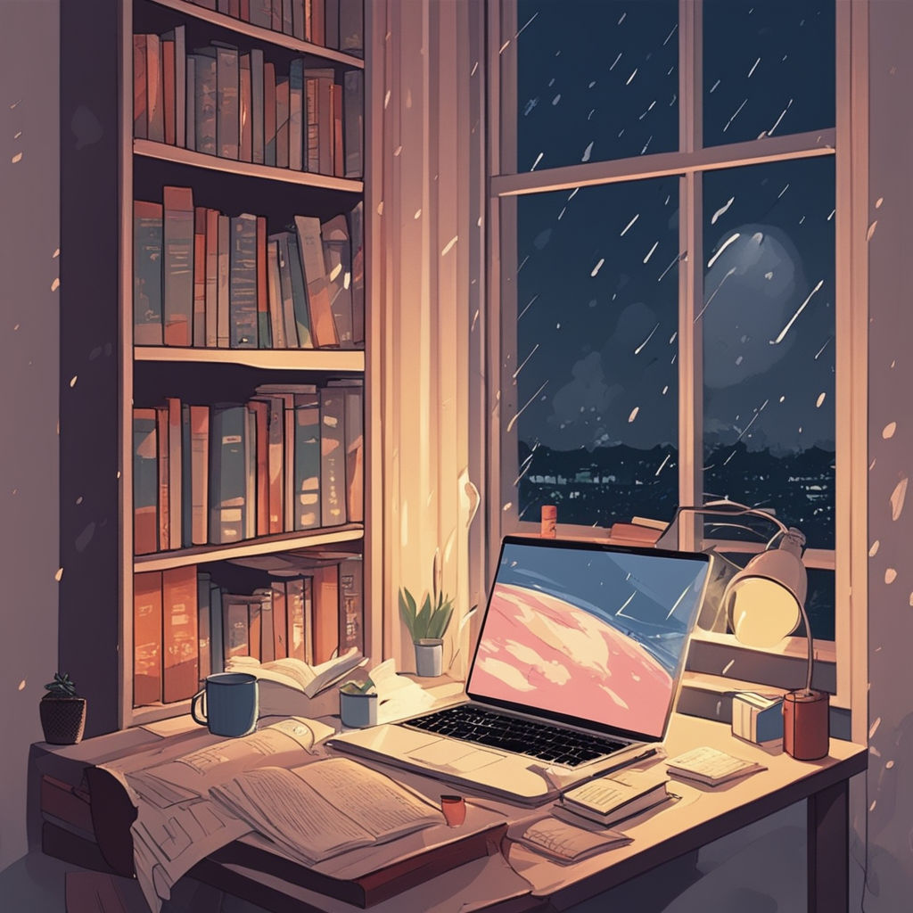 Aesthetic Cozy illustration cartoon