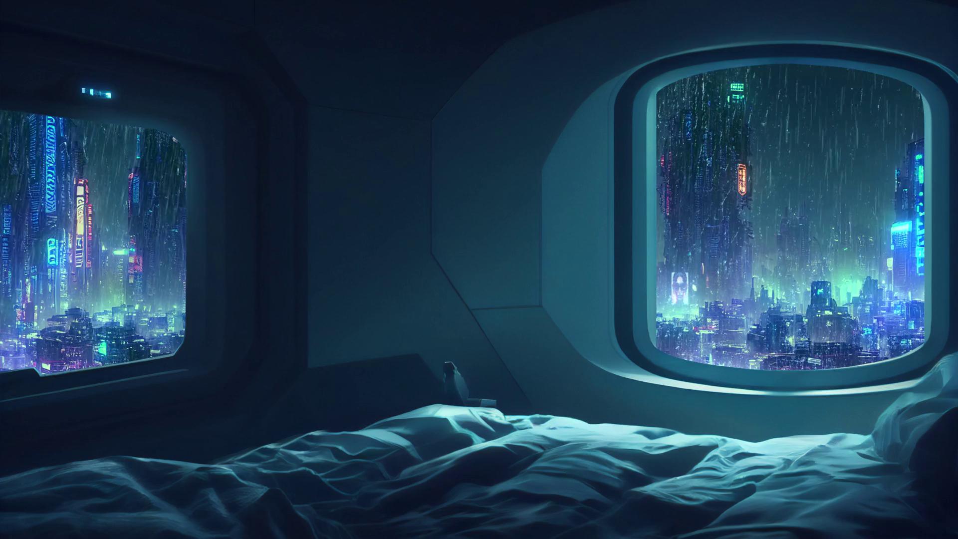 Cozy Bedroom At Night Live Wallpaper