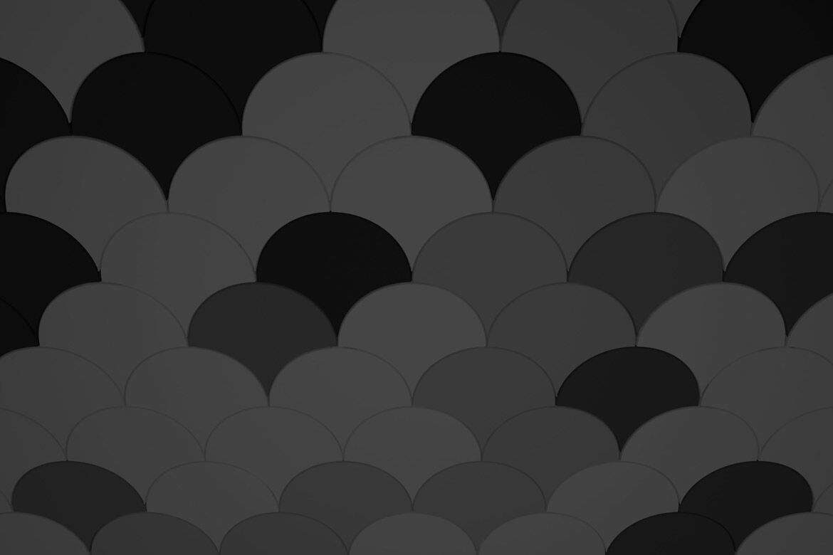 Black Minimalist Wave Background 4