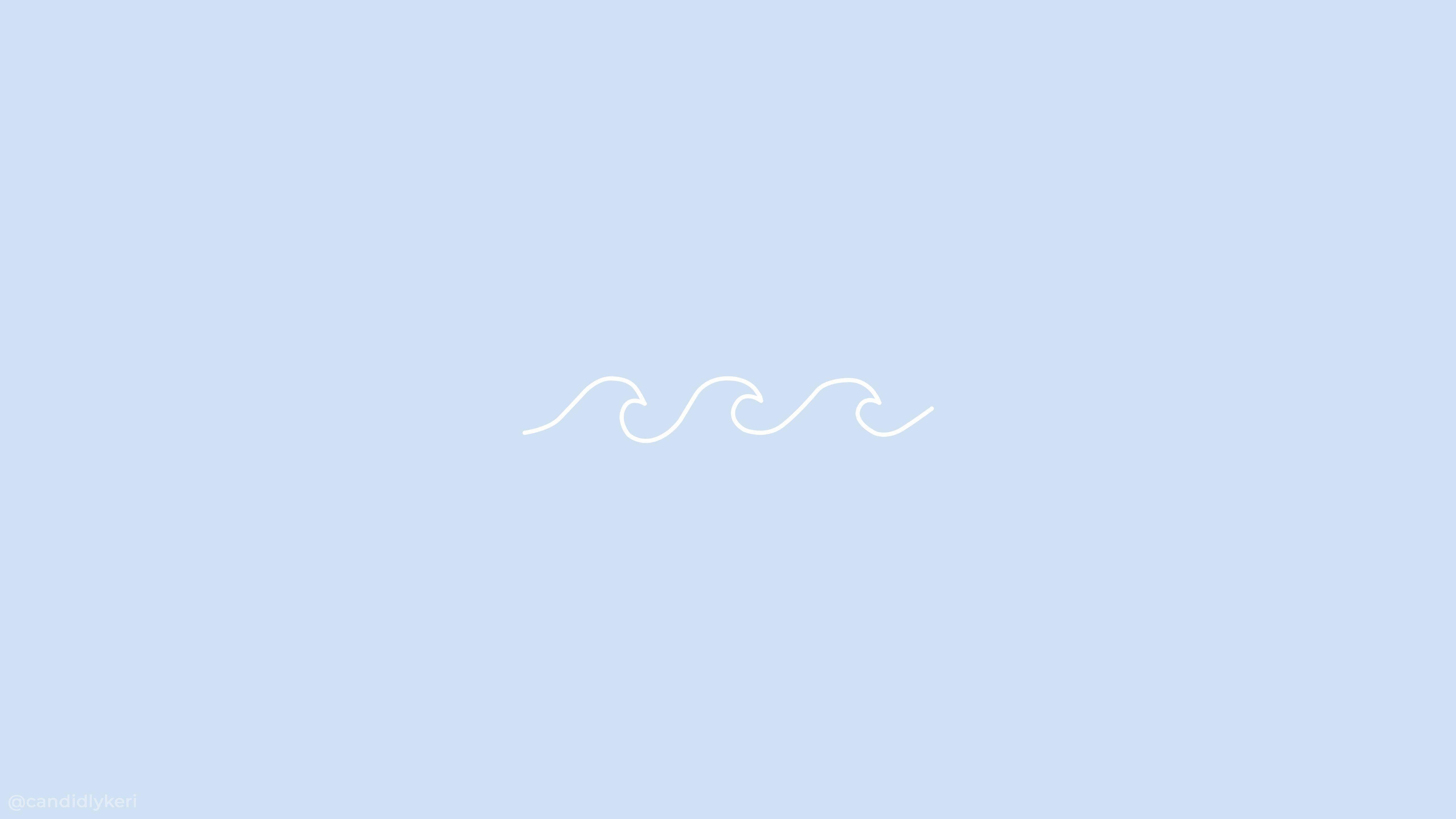 minimalist aesthetic wave Wallpaper