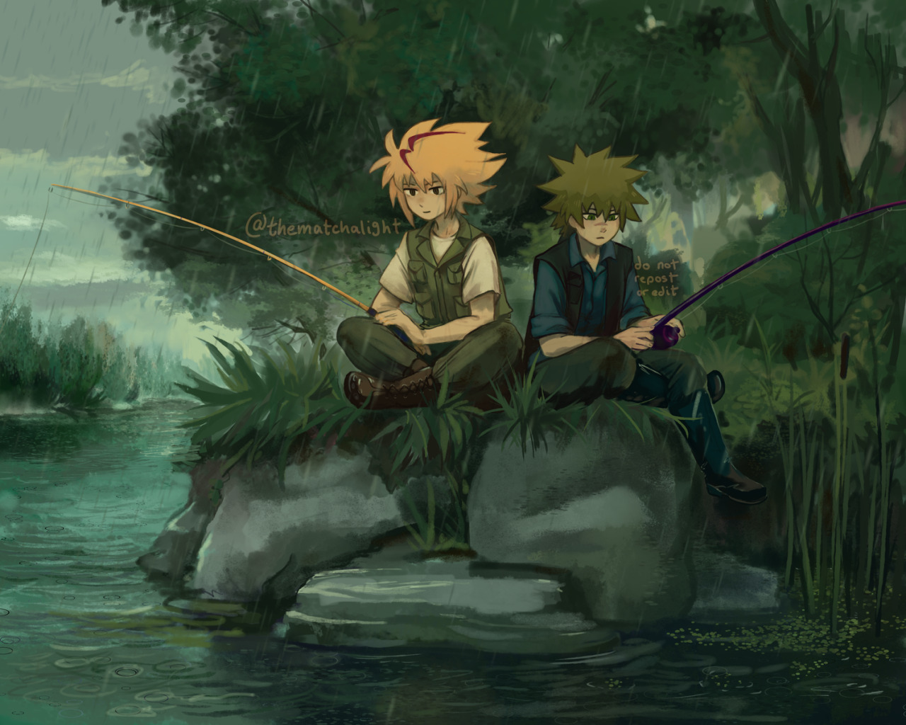 thematchalight: fishing