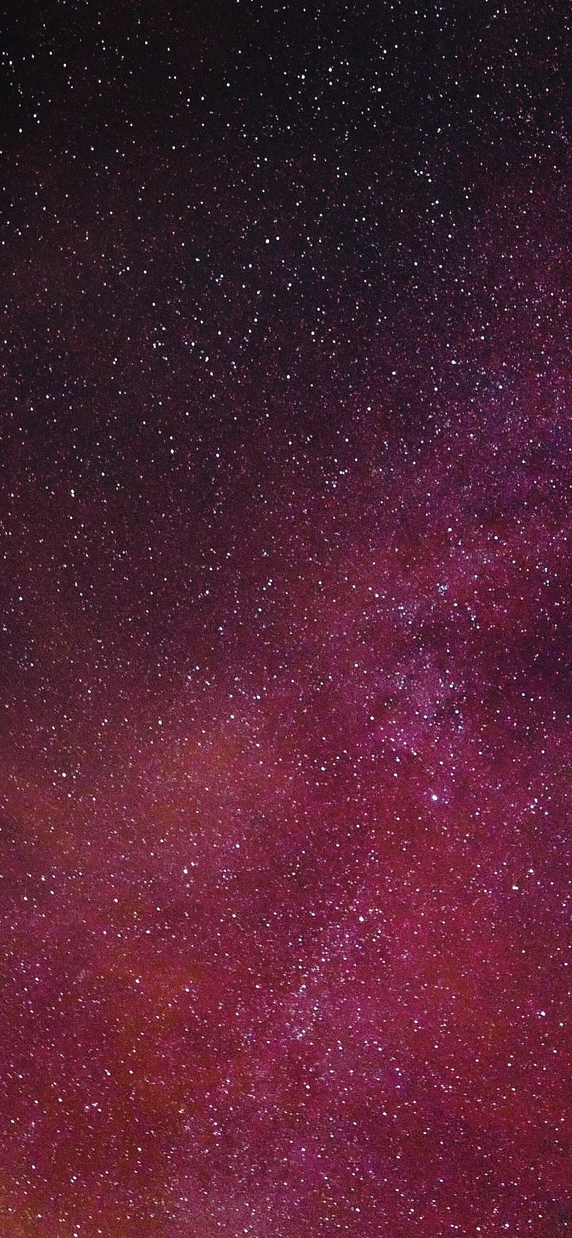Pink Stars Night Astronomy 4k