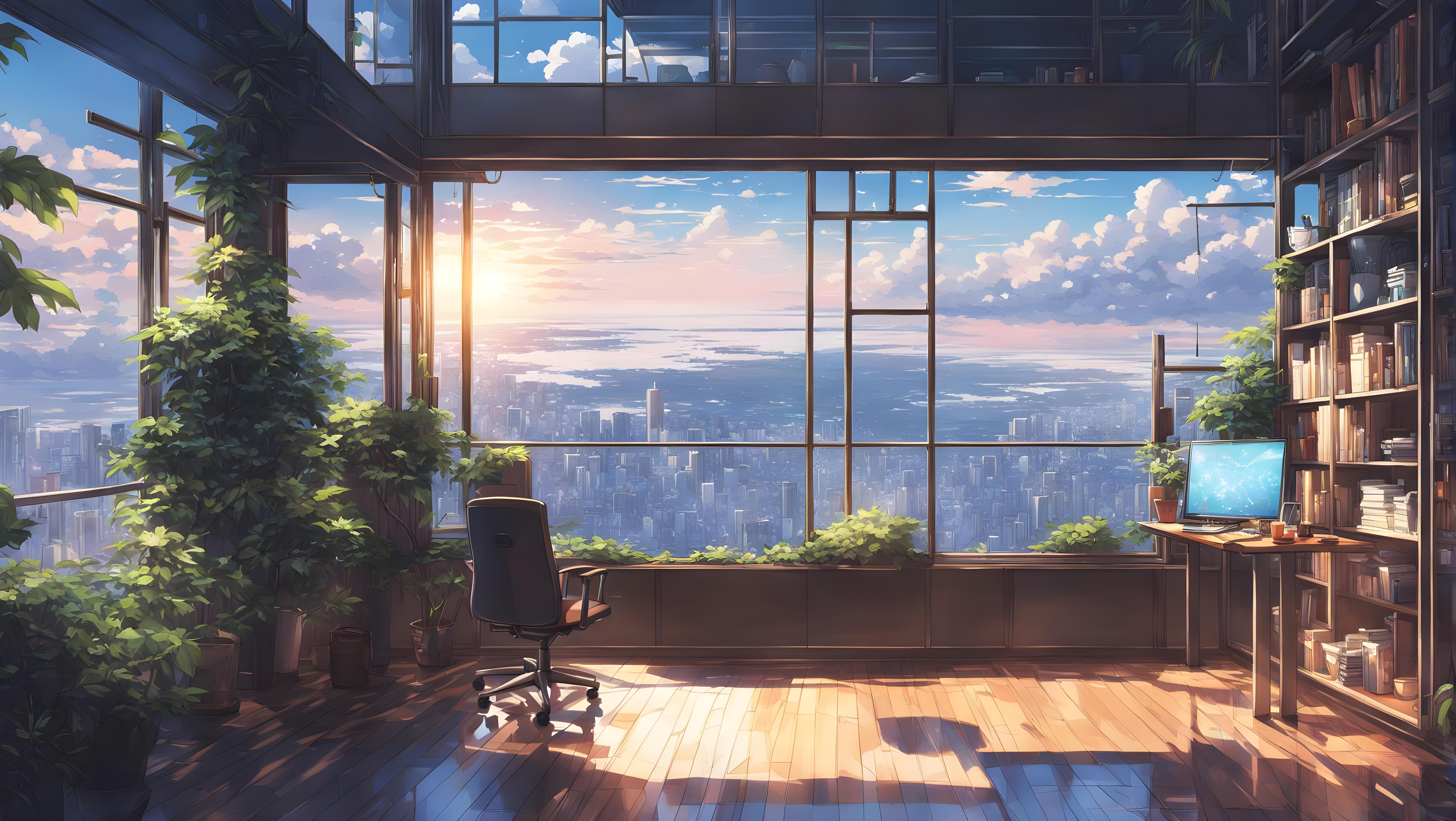 Anime Room 4k Ultra HD Wallpaper