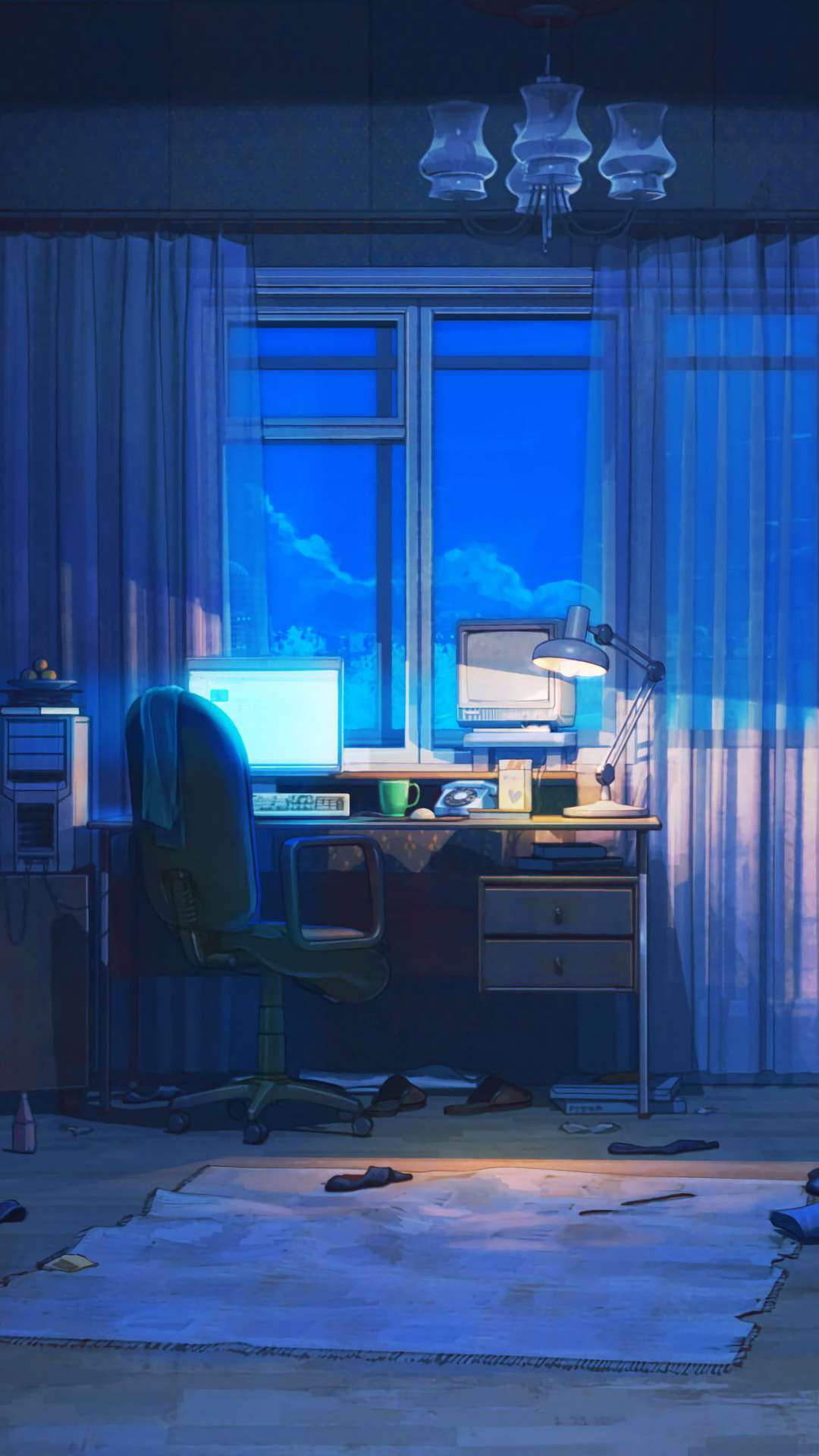 Anime Room Wallpaper for iPhone