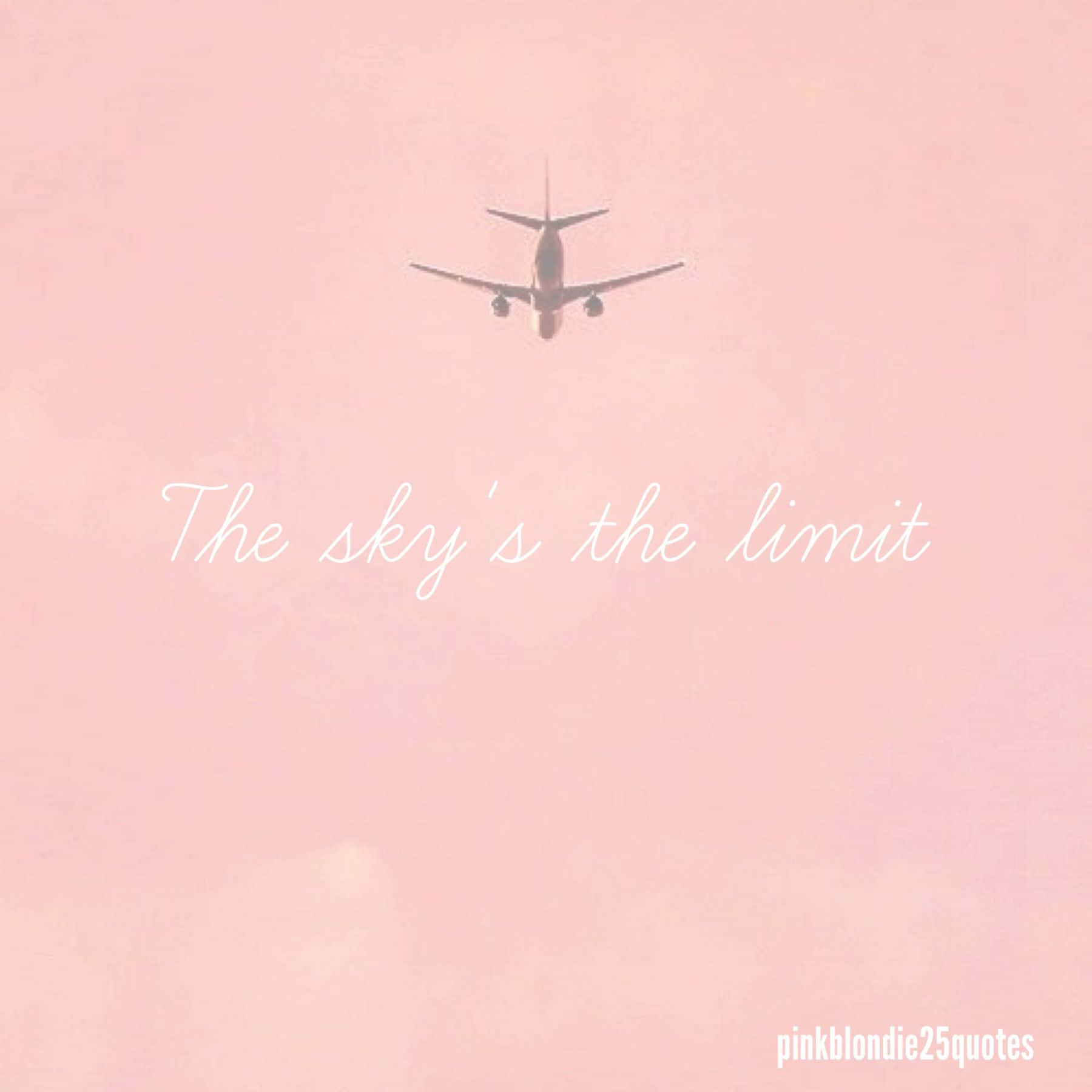 High Aboard a Pink Plane Wallpaper