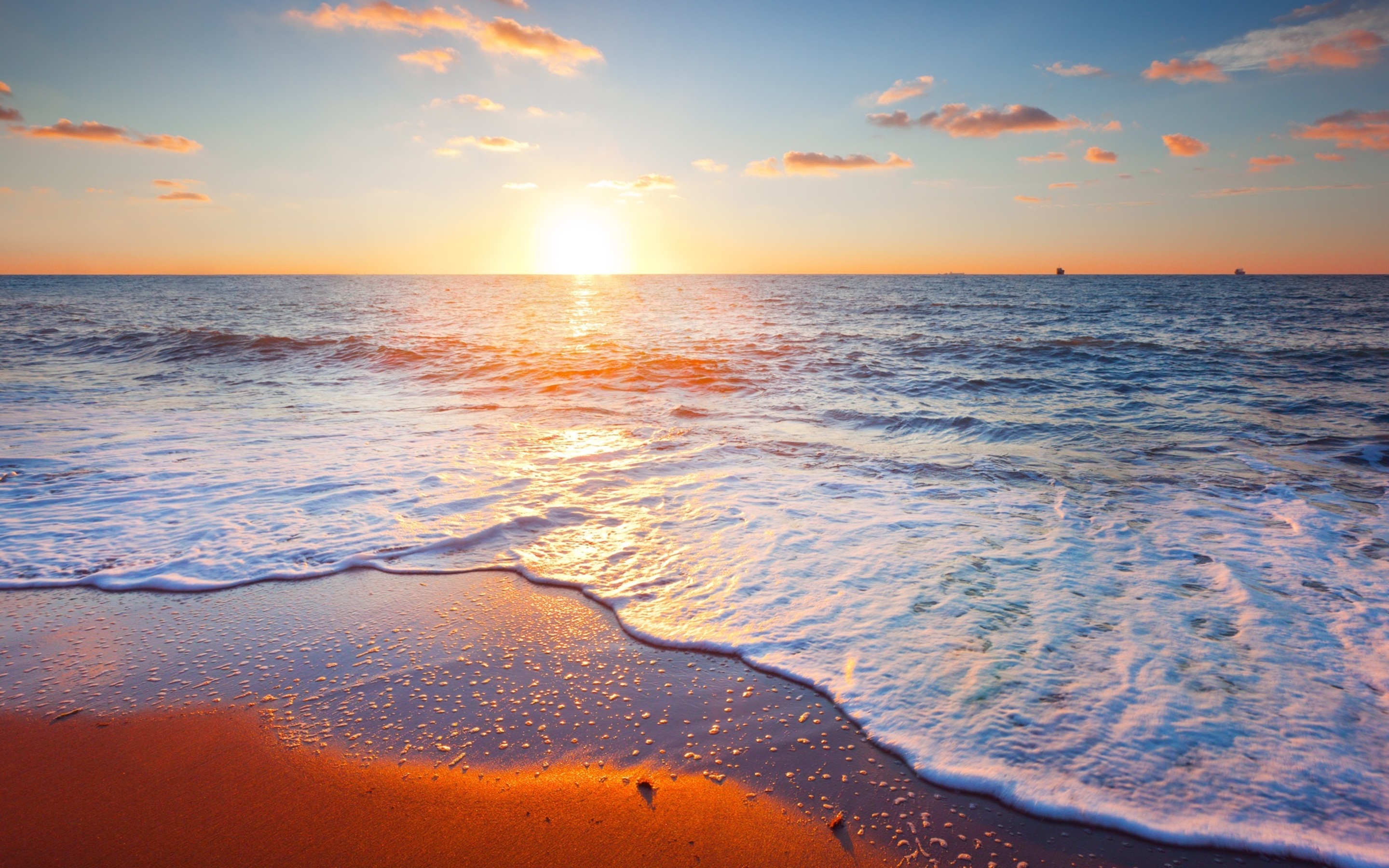 Beach Shore Sunset Macbook