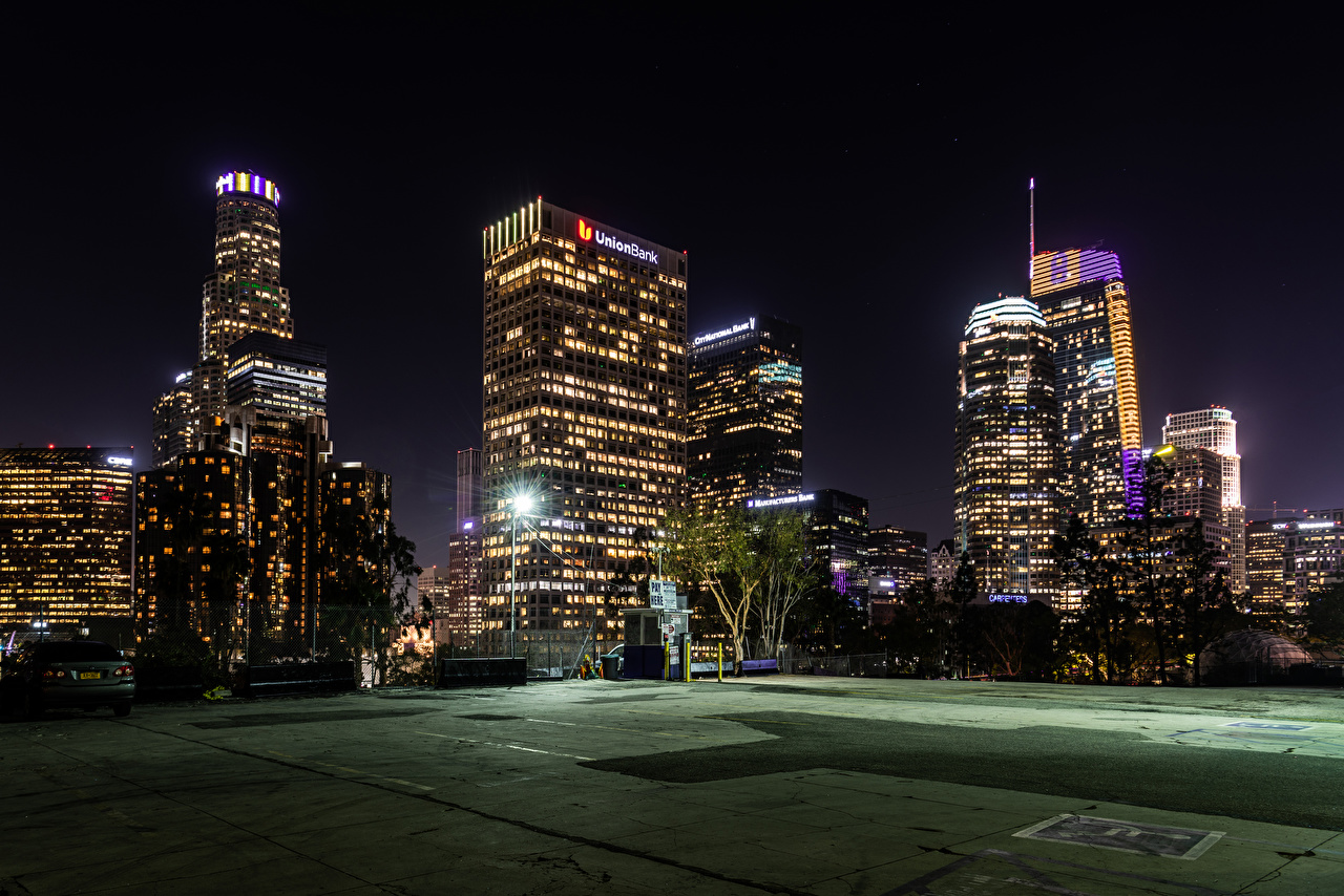 image Los Angeles USA Evening Street
