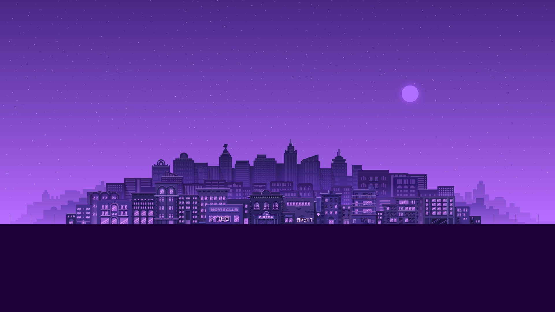 Purple Minimalist Wallpaper