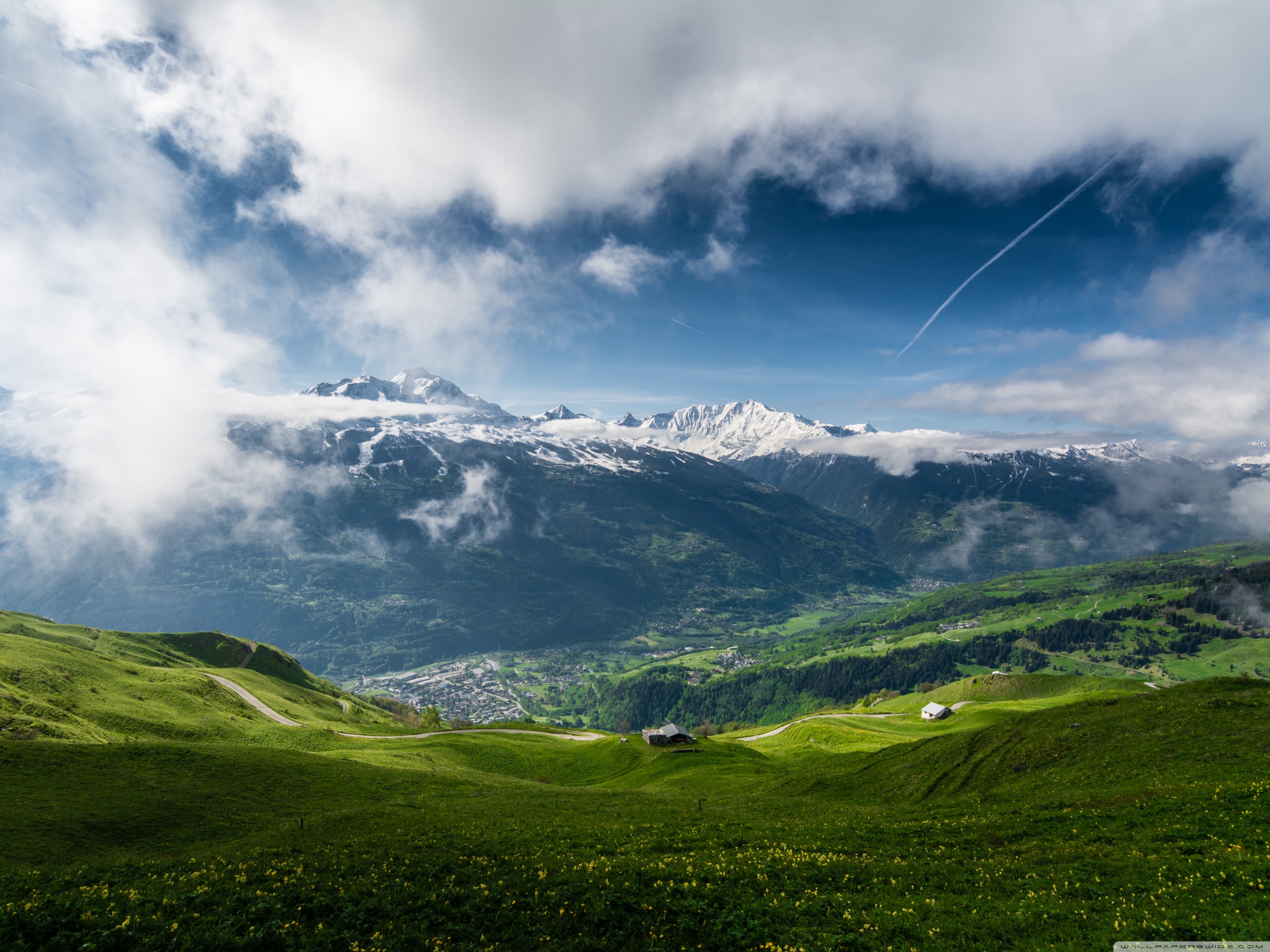 Spring Mountain Landscape Ultra HD