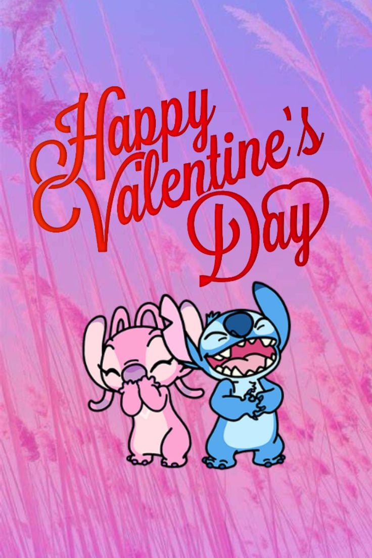 Valentine Day Stitch Wallpapers - Wallpaper Cave